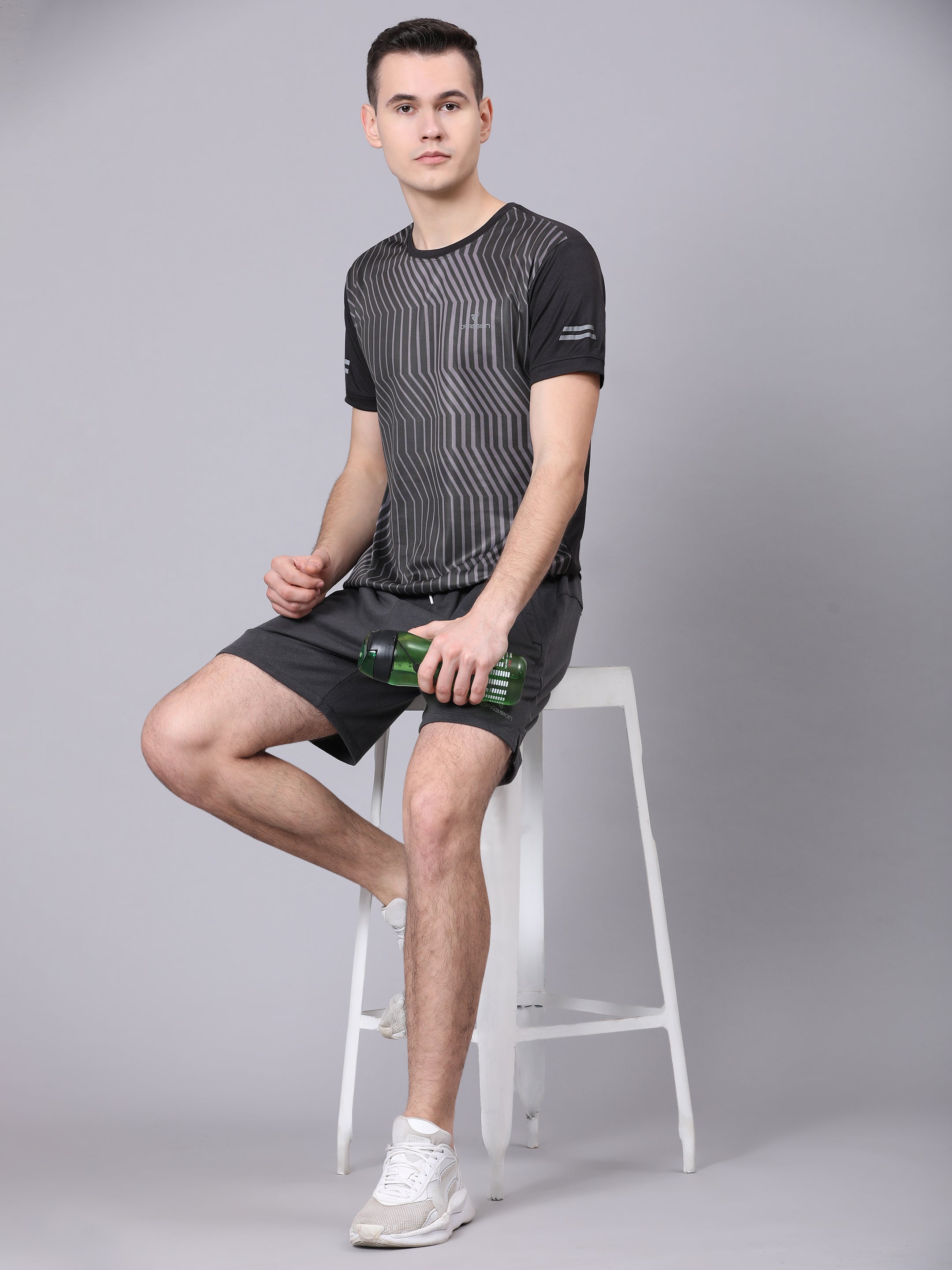 Poly Cotton Terry 260 GSM Men Running Shorts