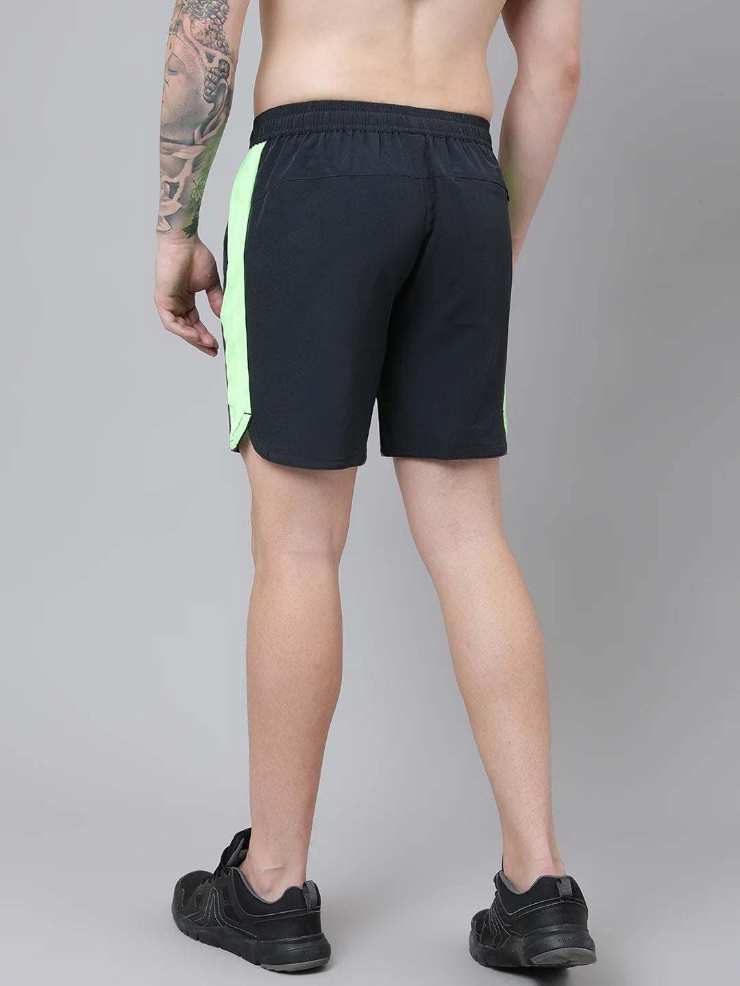 NS Lycra 150 GSM Men Side-Taping Shorts