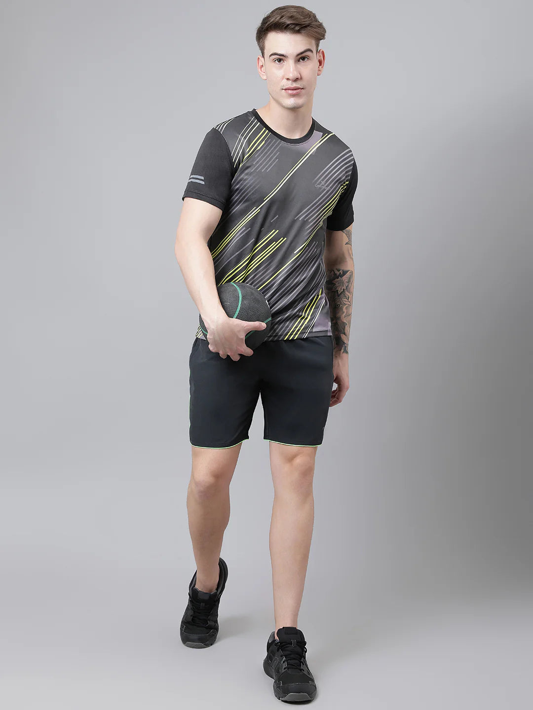 NS Lycra 150 GSM Men Piping Shorts