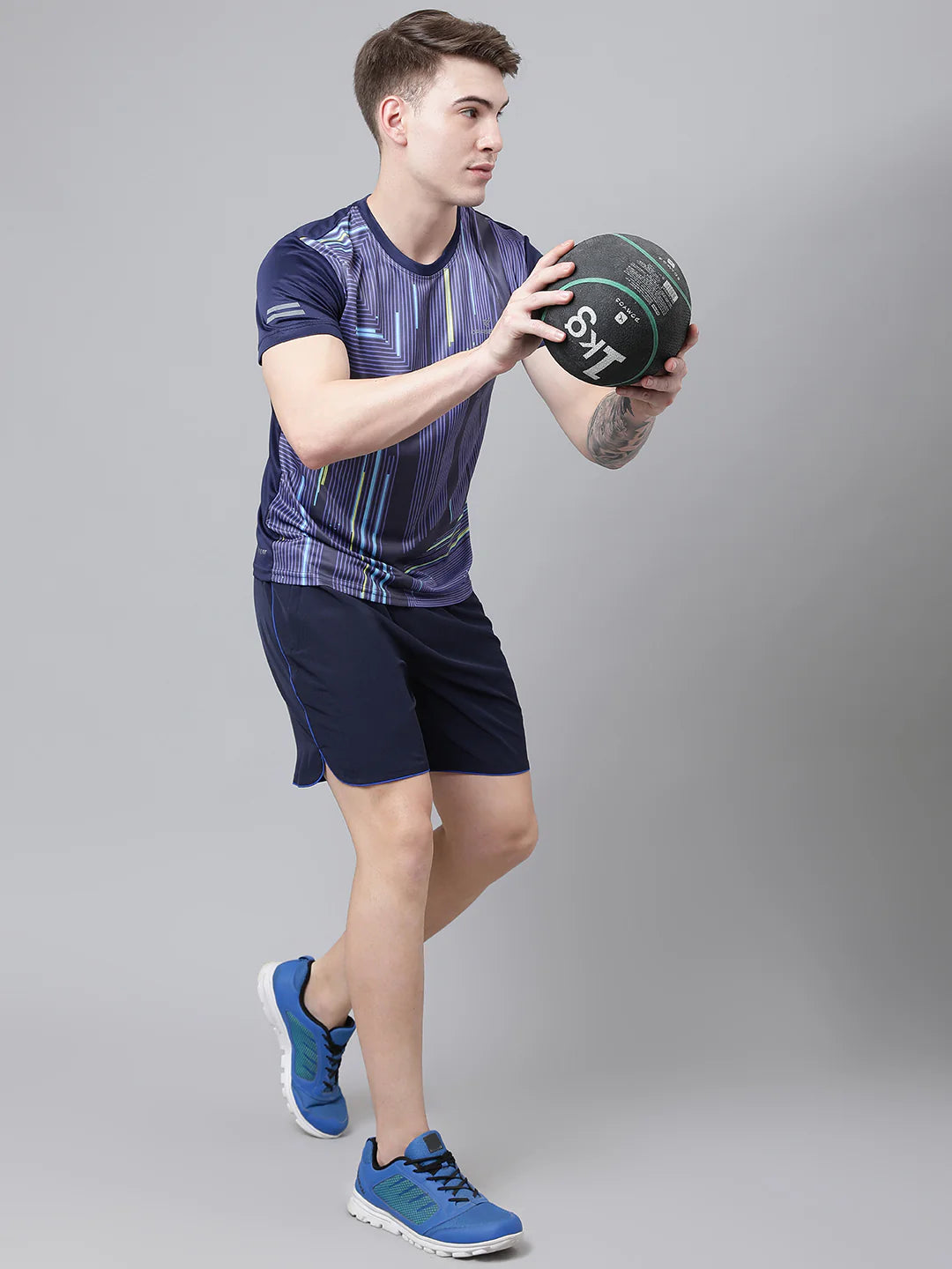 NS Lycra 150 GSM Men Piping Shorts