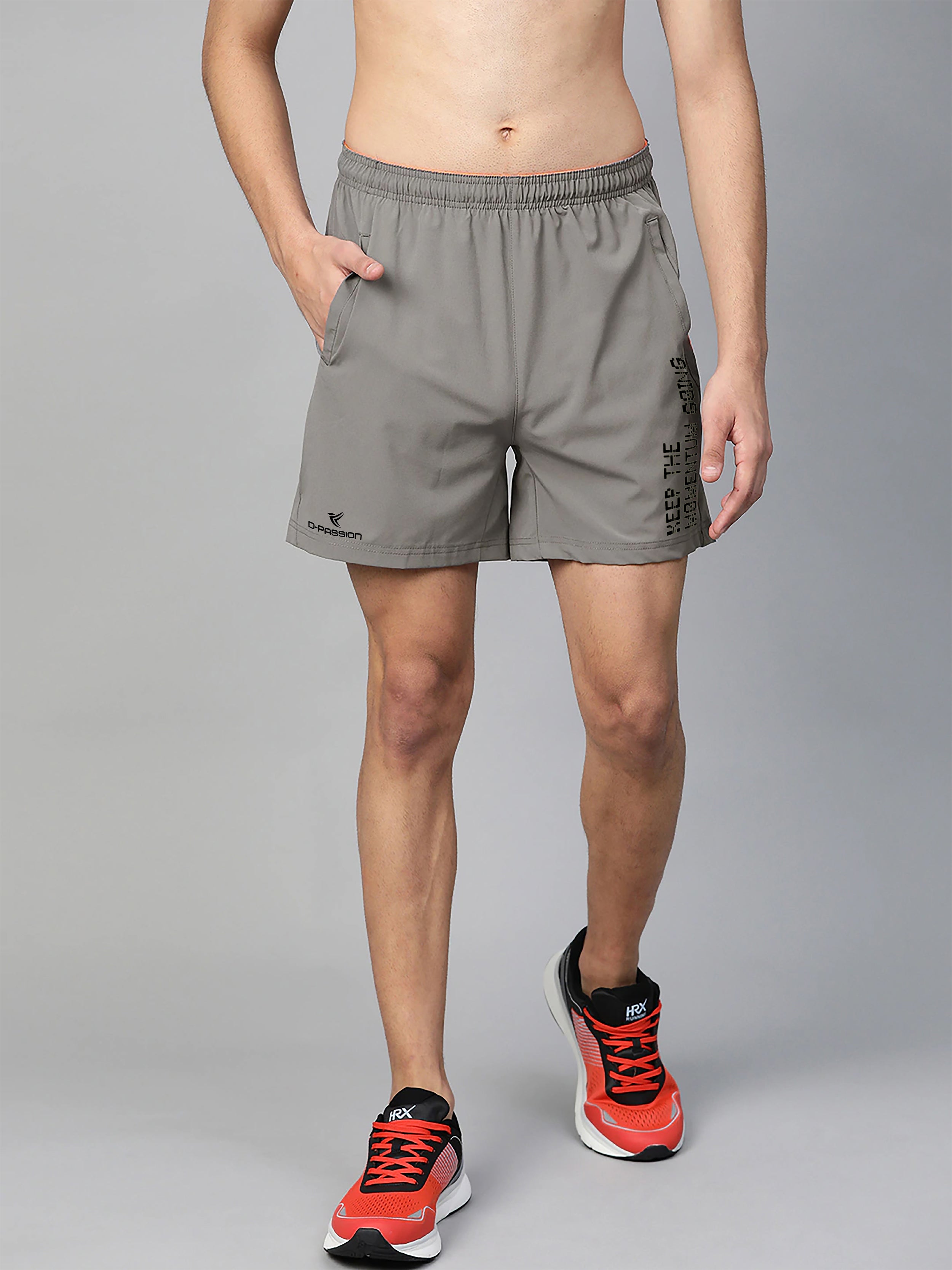 NS Lycra 150 GSM Men Printed Running Shorts