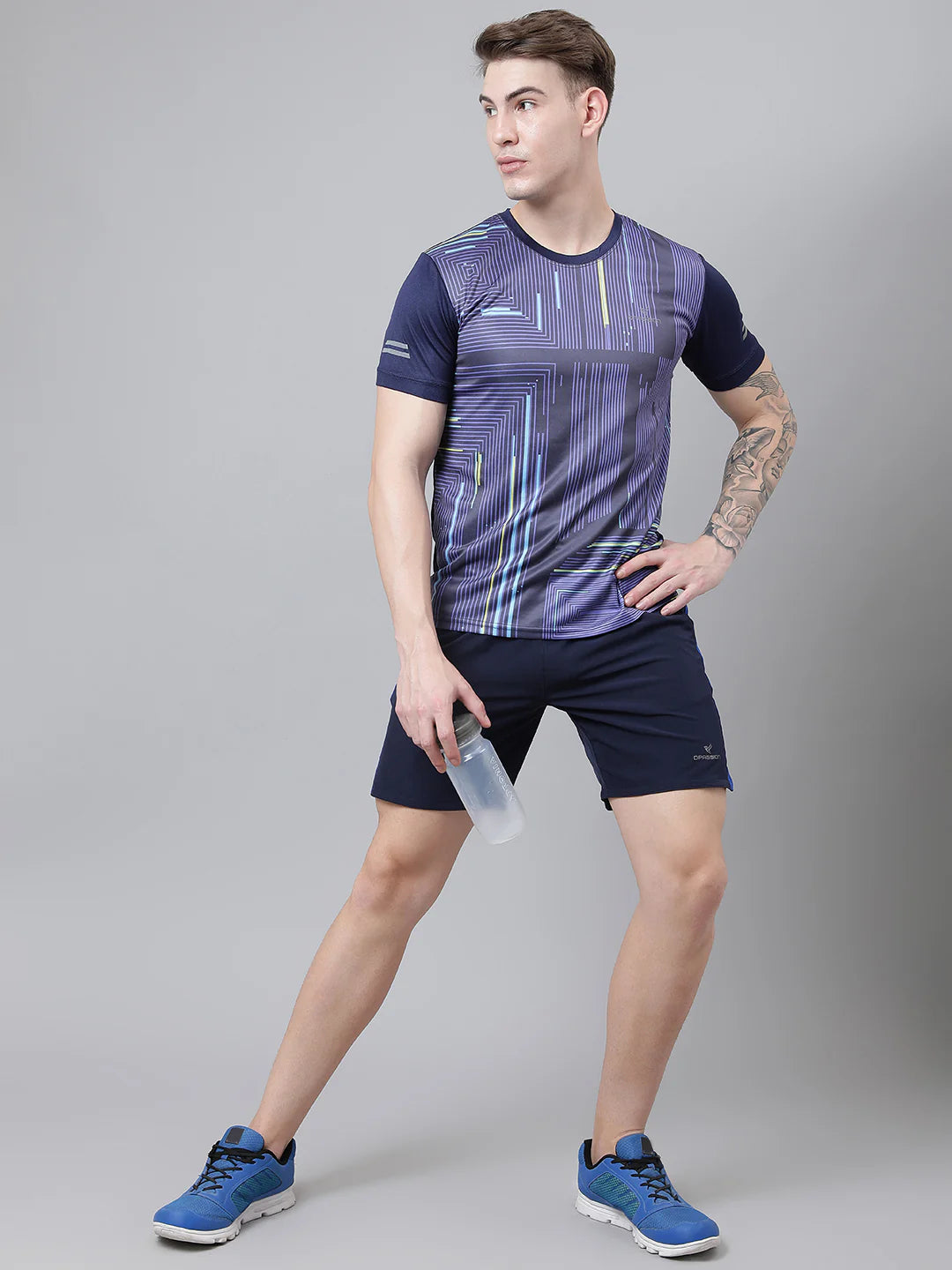 NS Lycra 150 GSM Men Side-Taping Shorts