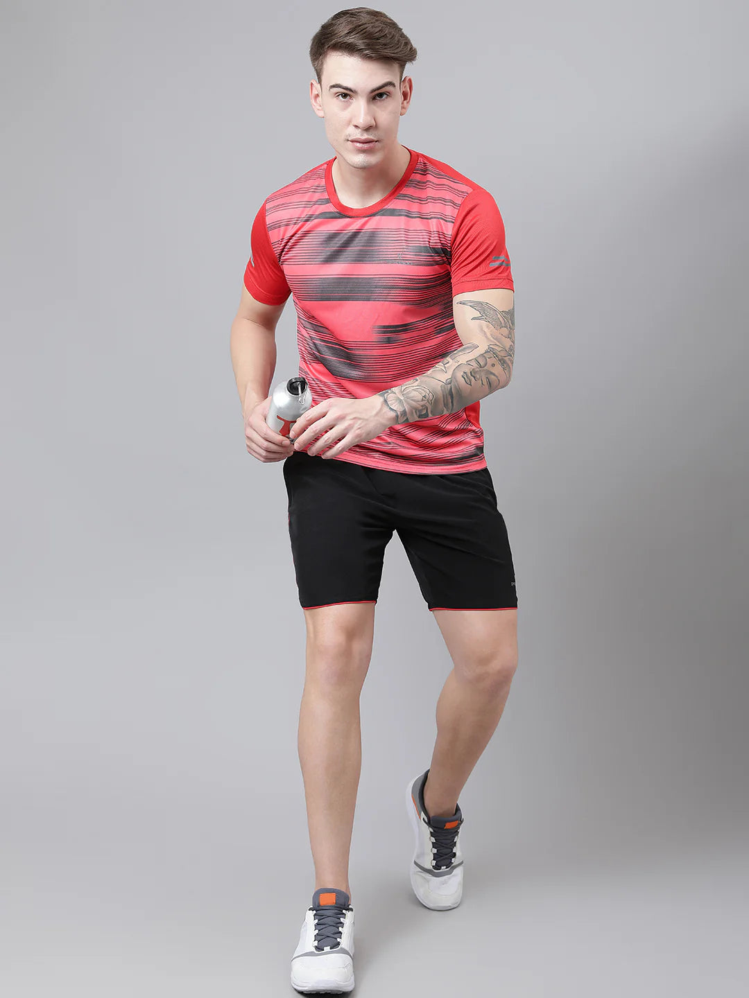 NS Lycra 150 GSM Men Piping Shorts