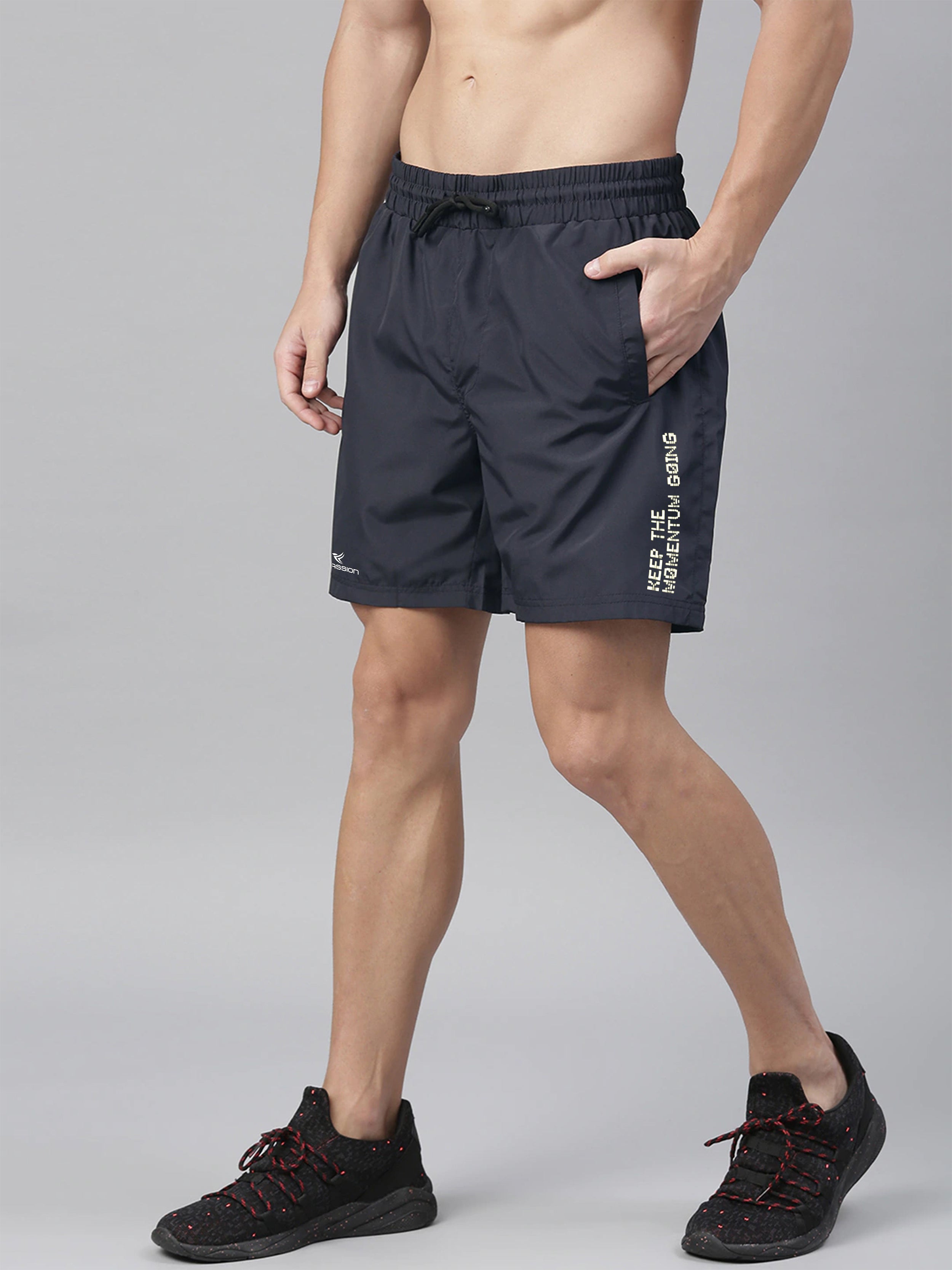 NS Lycra 150 GSM Men Printed Running Shorts