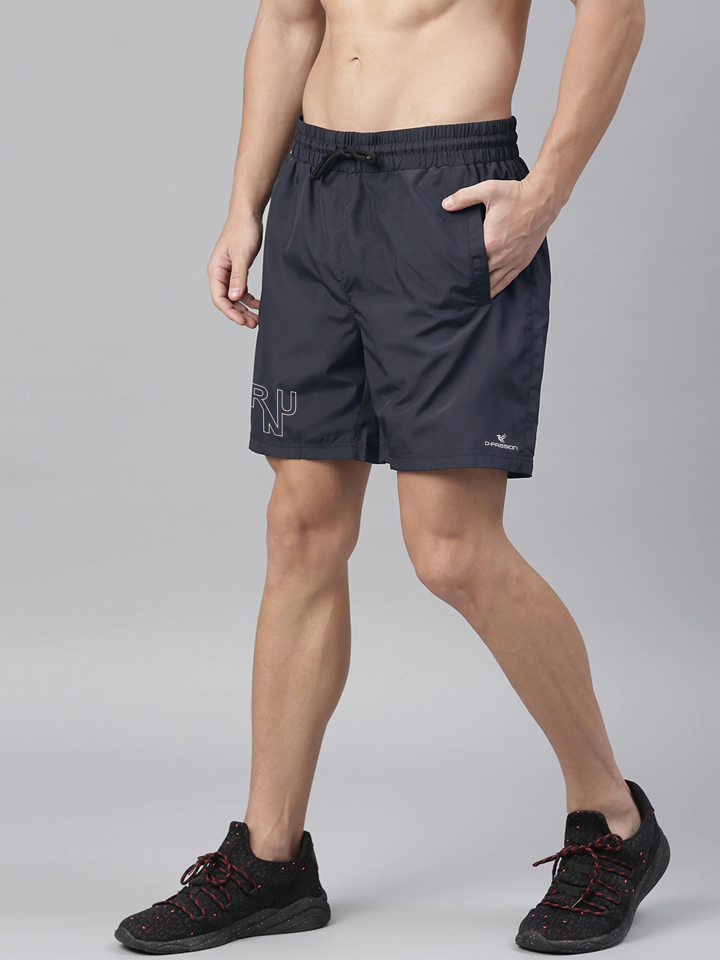NS Lycra 150 GSM Men Printed Running Shorts
