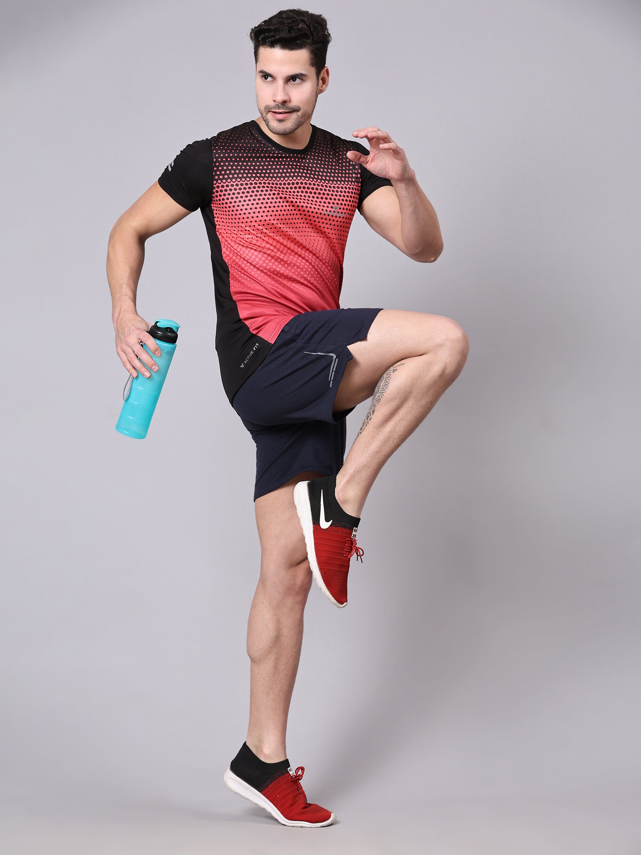 Poly Cotton Terry 260 GSM Men Running Shorts