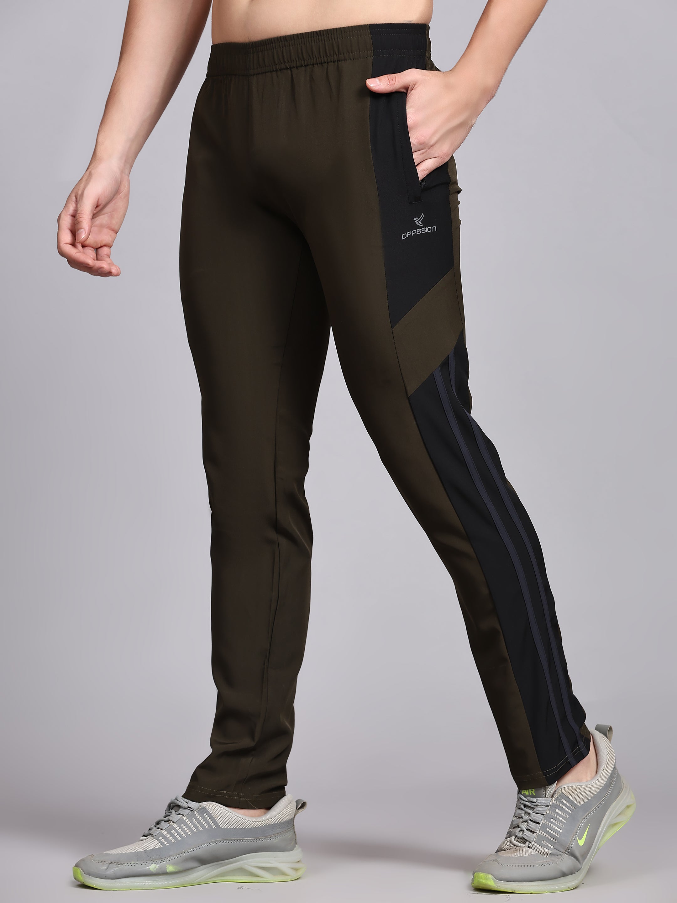 NS Lycra 150 GSM Power Play Running Track Pant For Men