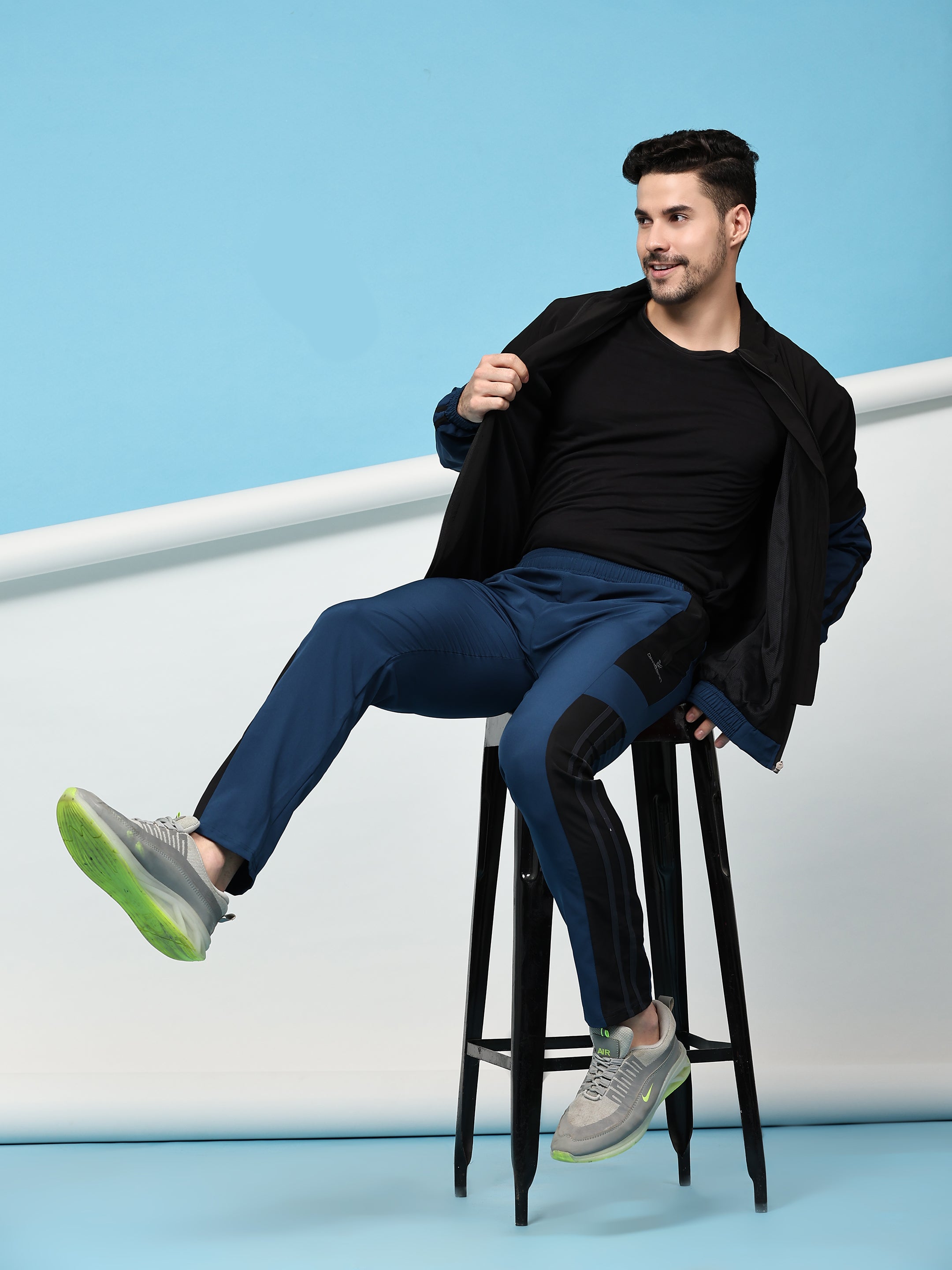 NS Lycra 150 GSM Power Play Running Track Pant For Men