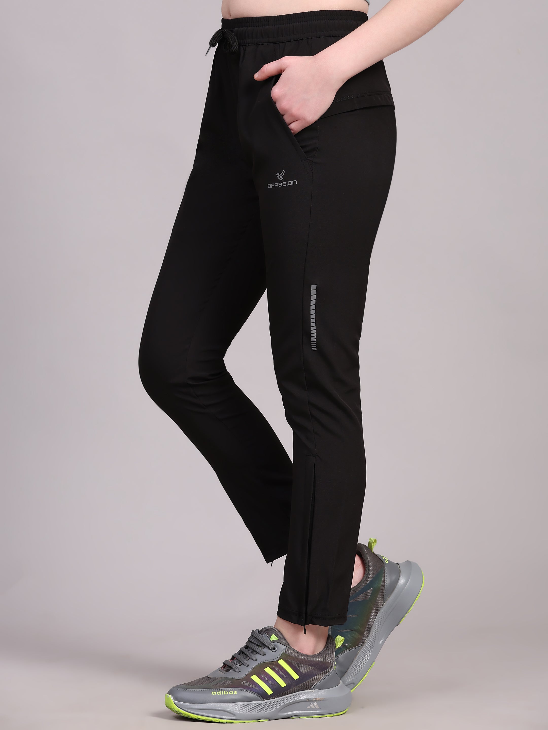 Imported NS Lycra 150 GSM Running Track Pants For Women