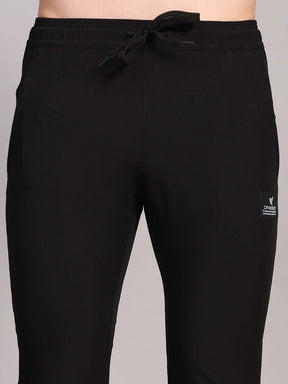 Regular fit sports track pants for men with Slit Pocket
