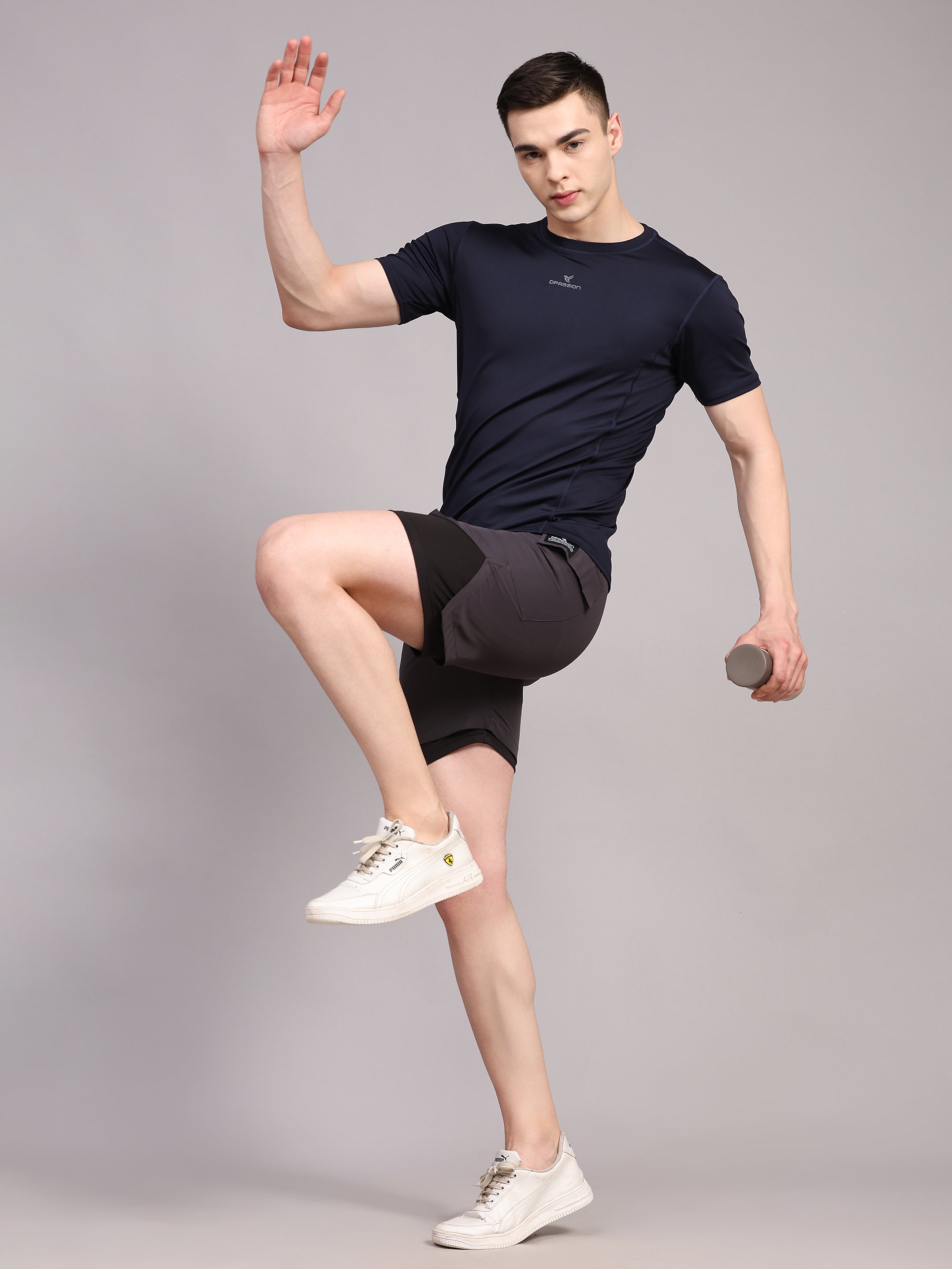 4 Way Stretch NS Lycra 150 GSM Men Running Shorts
