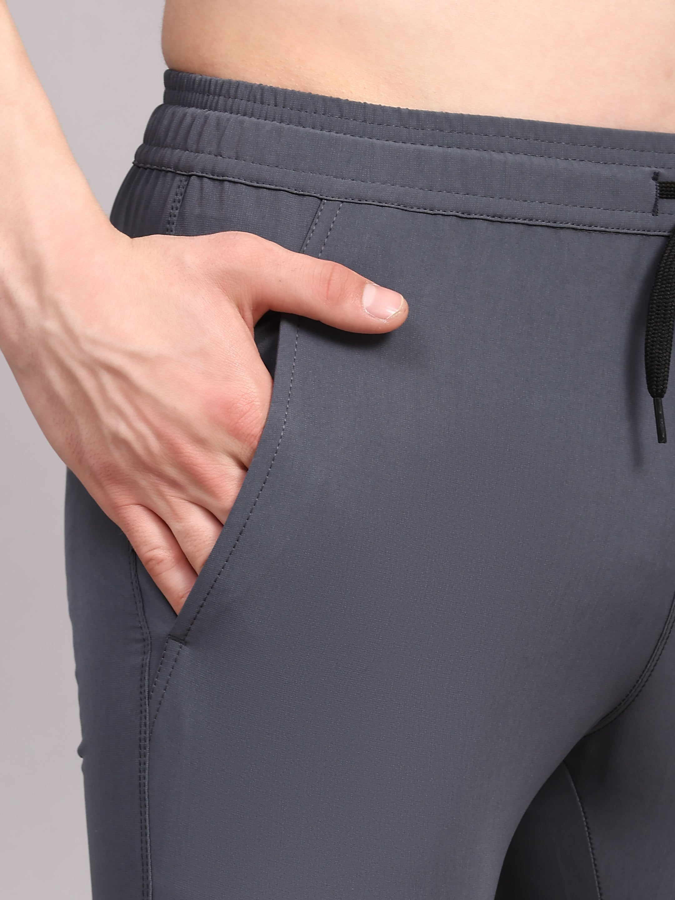 Imported NS Terry Nyloon Lycra 190 GSM Men Track Pants