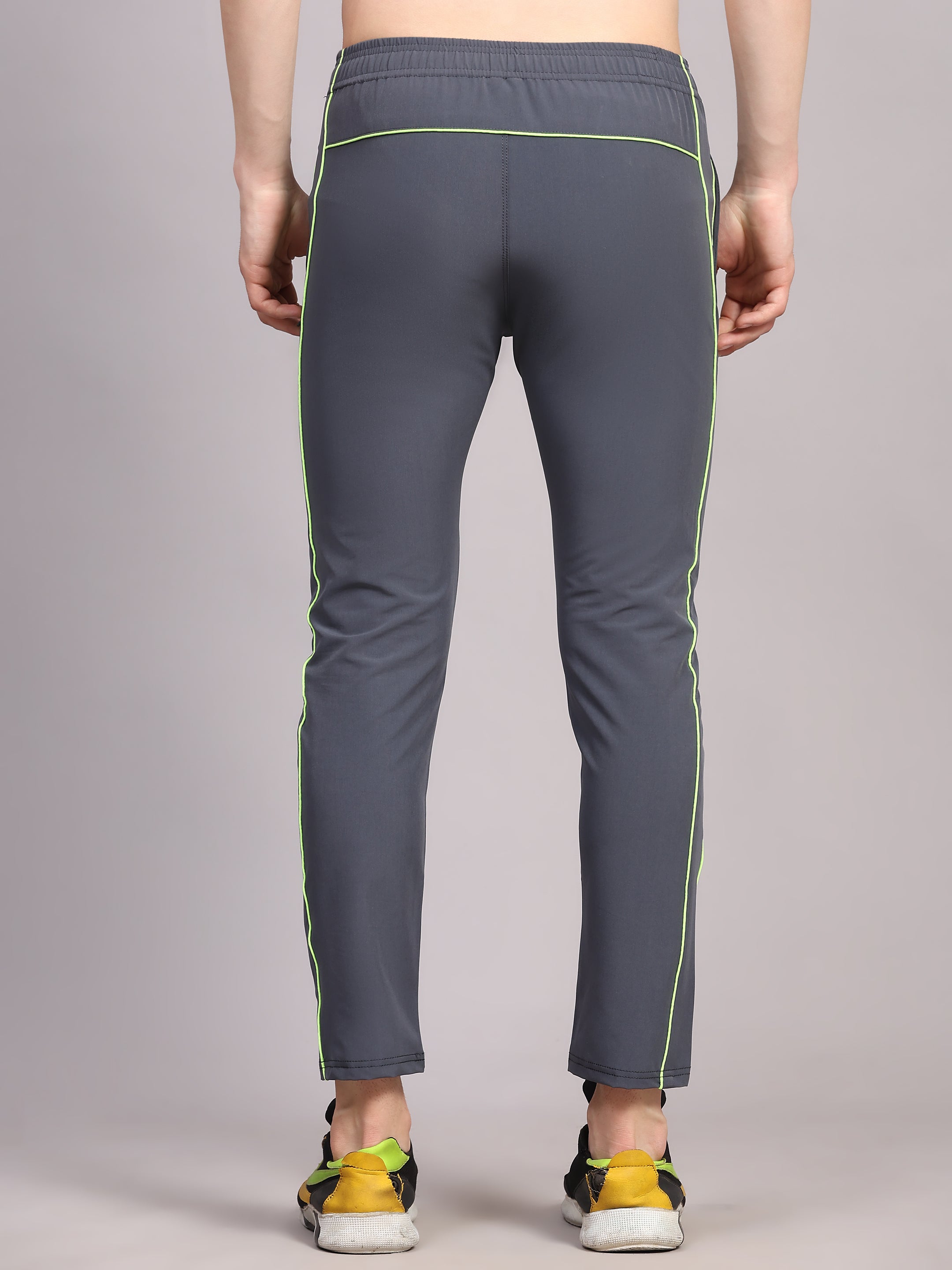 Imported NS Terry Nyloon Lycra 190 GSM Track Pants For Men