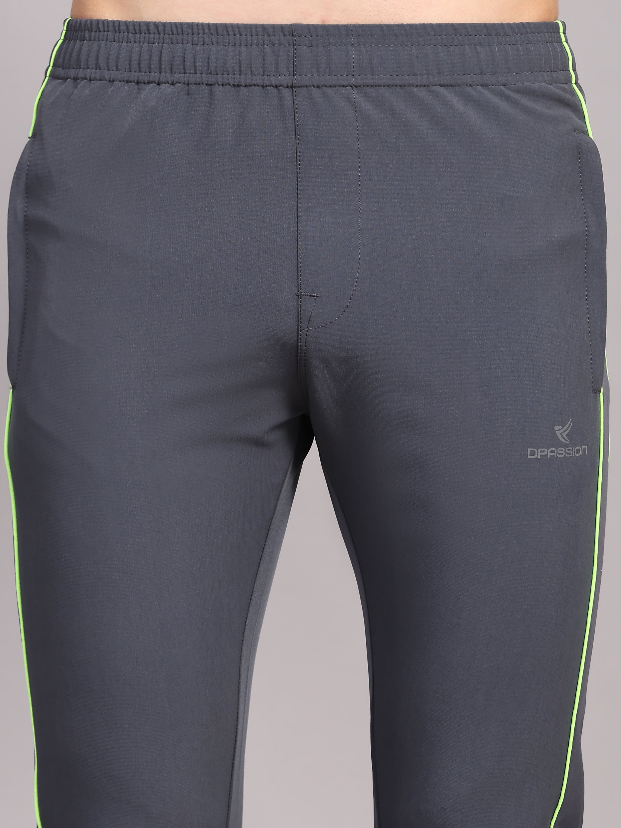 Imported NS Terry Nyloon Lycra 190 GSM Track Pants For Men