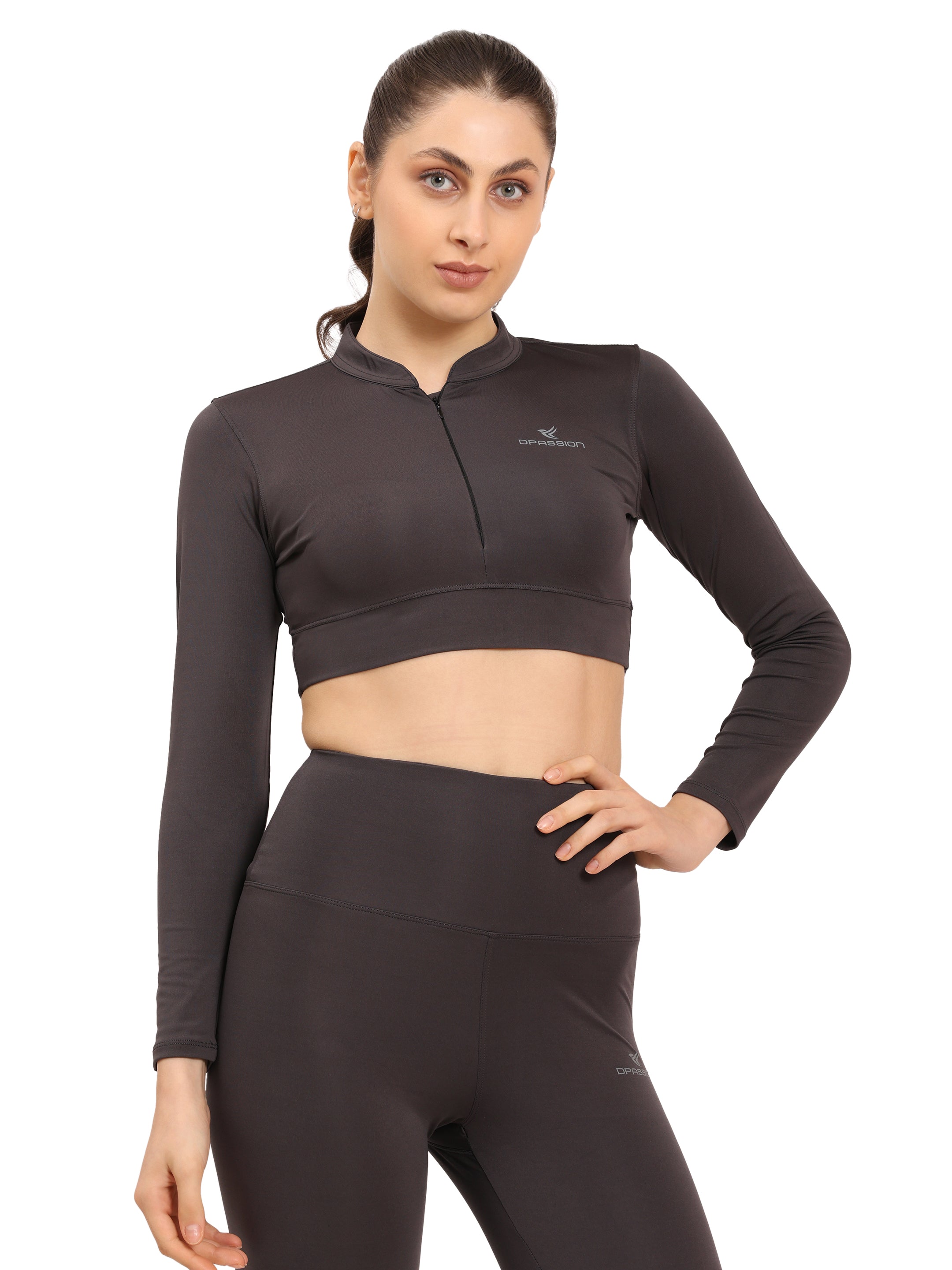 4 Way Lycra 250 GSM Full Sleeves Sports Bra