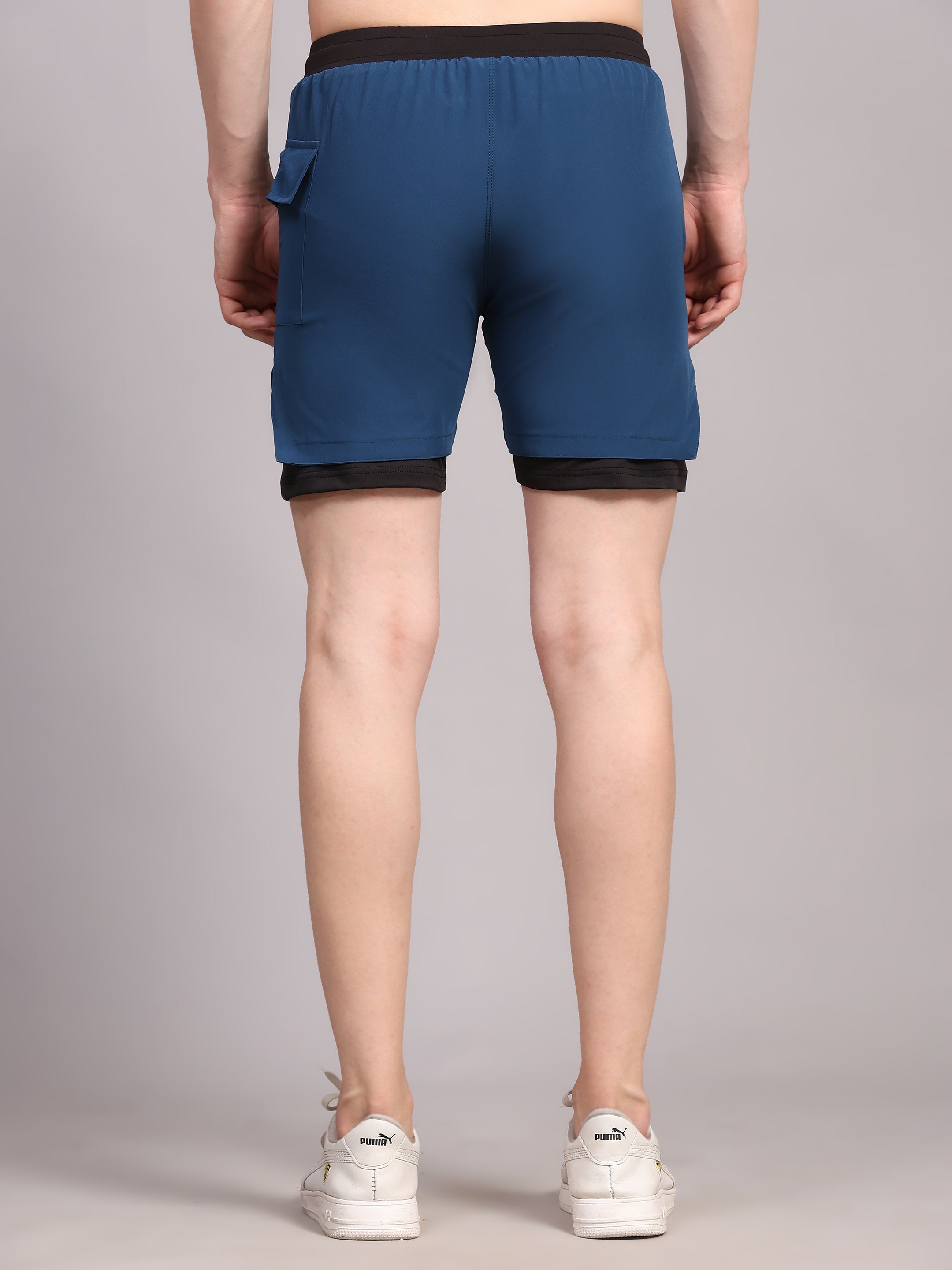 4 Way Stretch NS Lycra 150 GSM Men Running Shorts