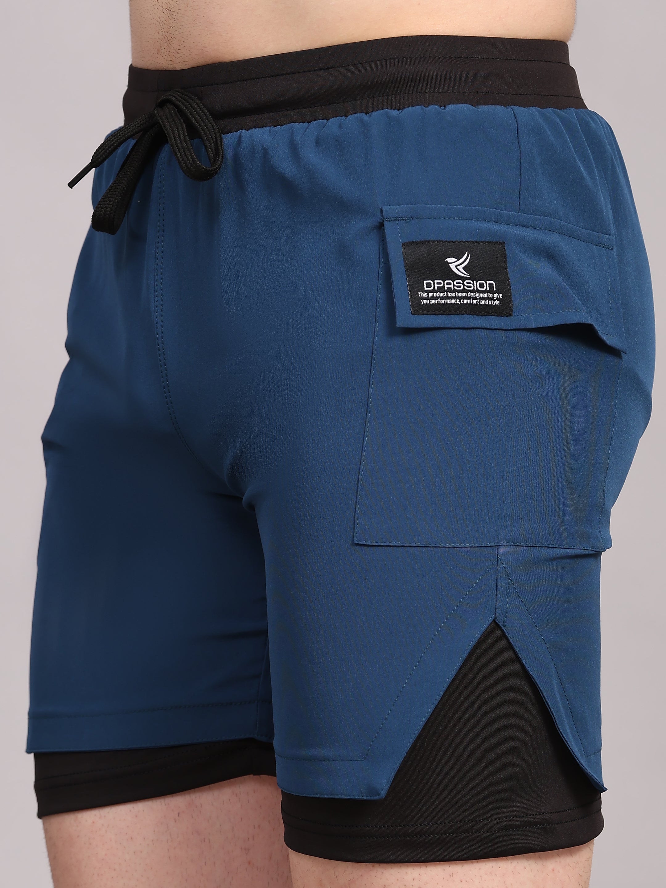 4 Way Stretch NS Lycra 150 GSM Men Running Shorts