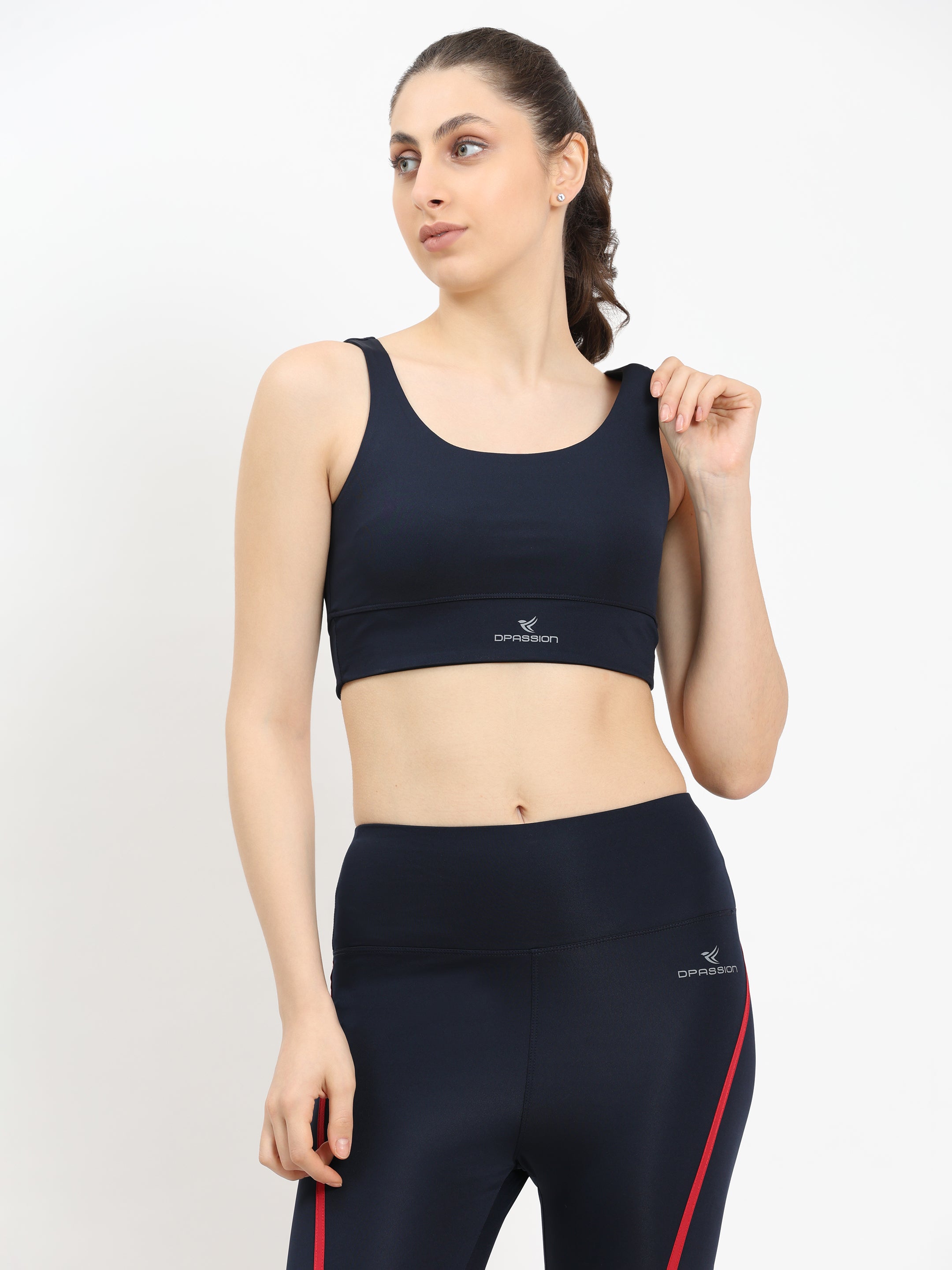 4 Way Lycra 250 GSM Cut-Out Sports Bra