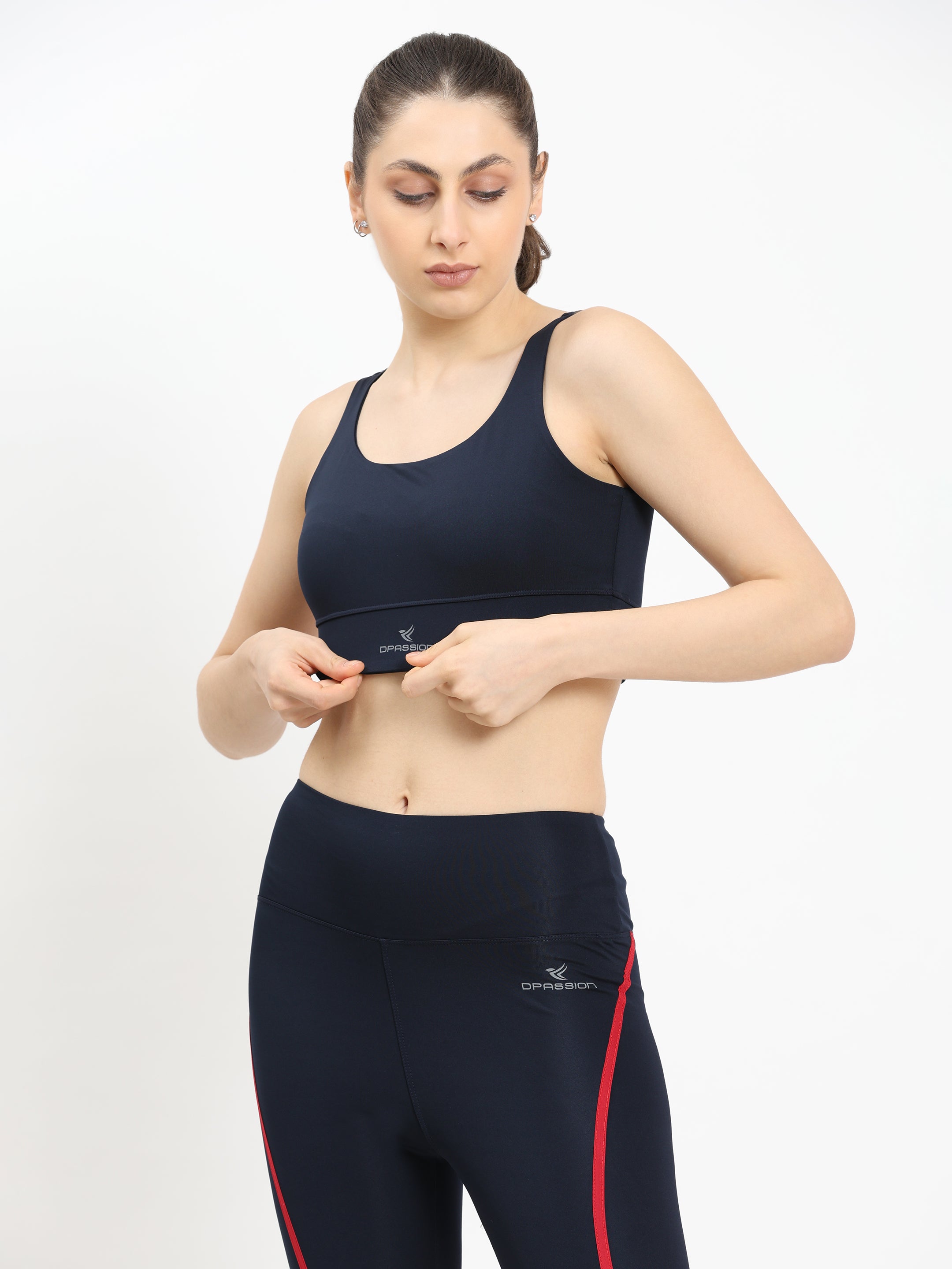4 Way Lycra 250 GSM Cut-Out Sports Bra