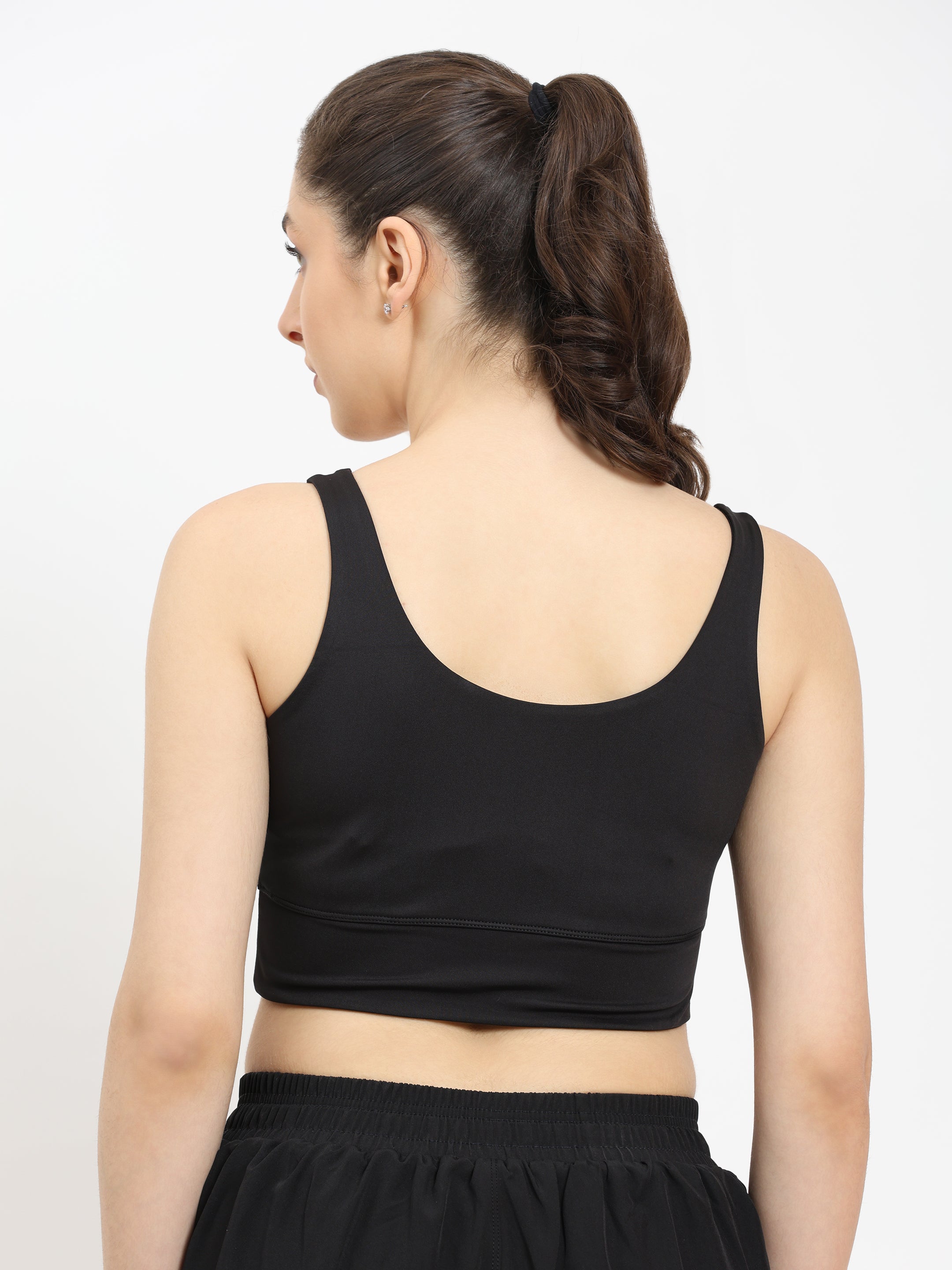 4 Way Lycra 250 GSM Cut-Out Sports Bra