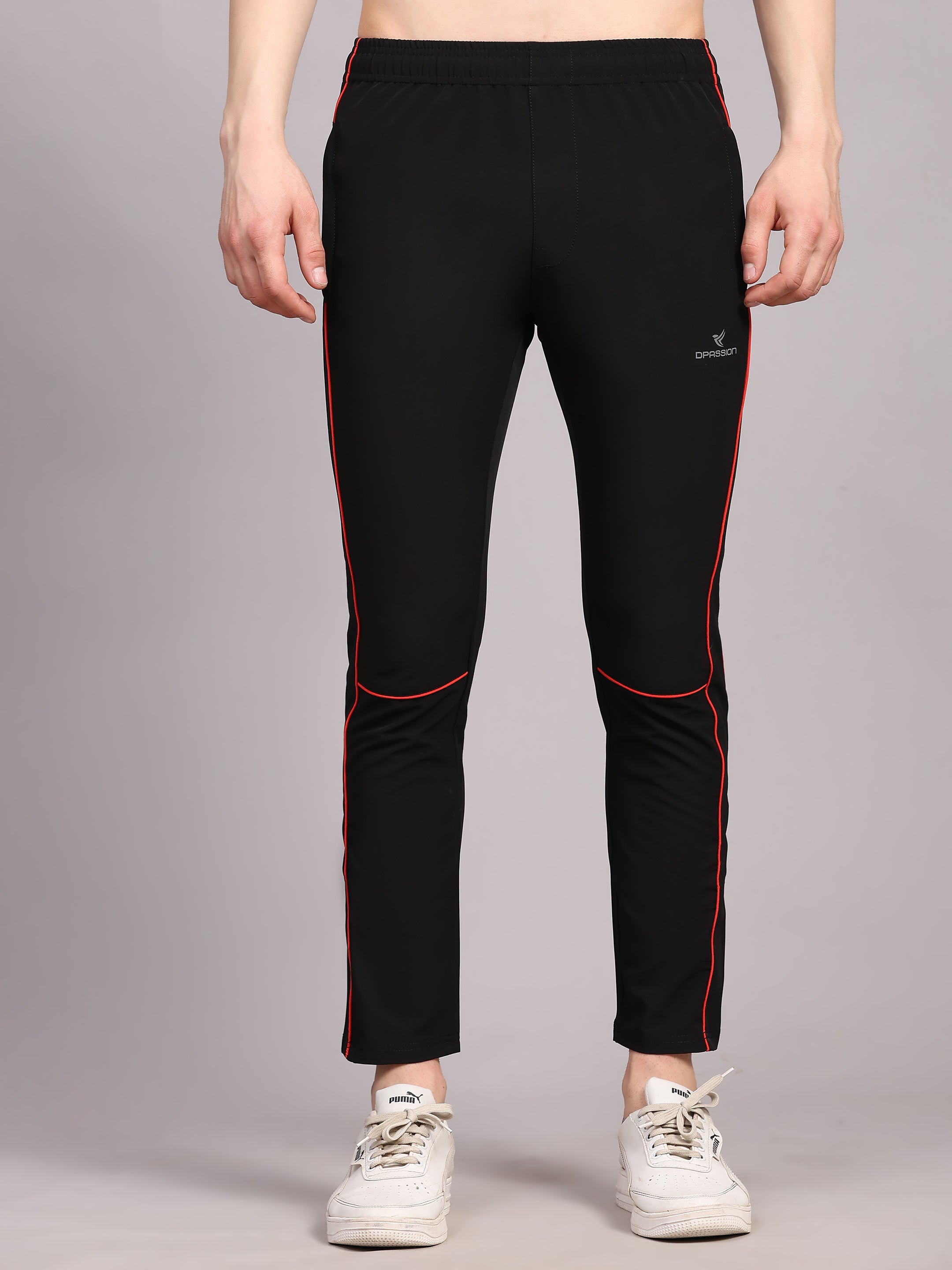 Imported NS Terry Nyloon Lycra 190 GSM Track Pants For Men