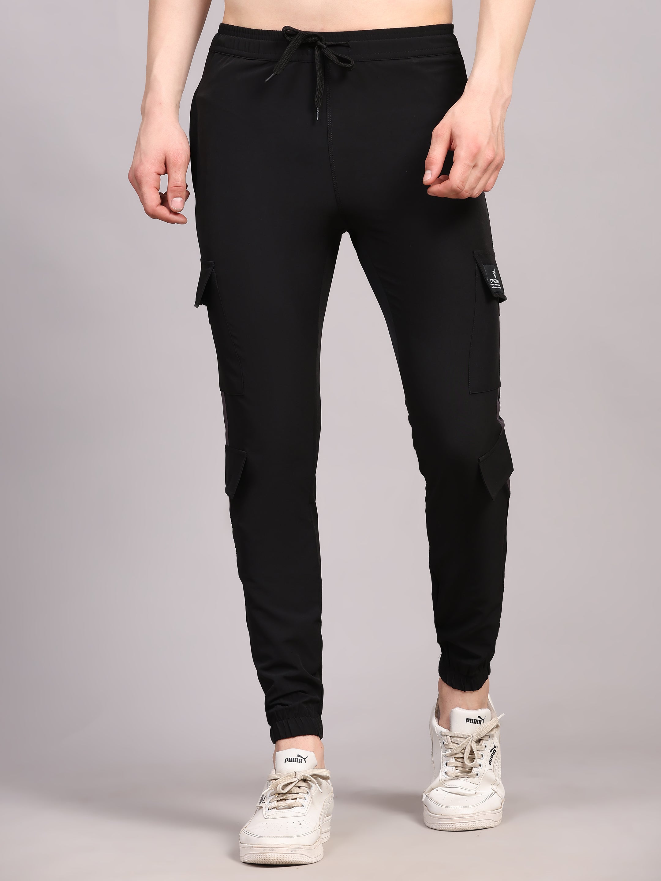 Imported NS Terry Nyloon Lycra 190 GSM Men Training Track Pants