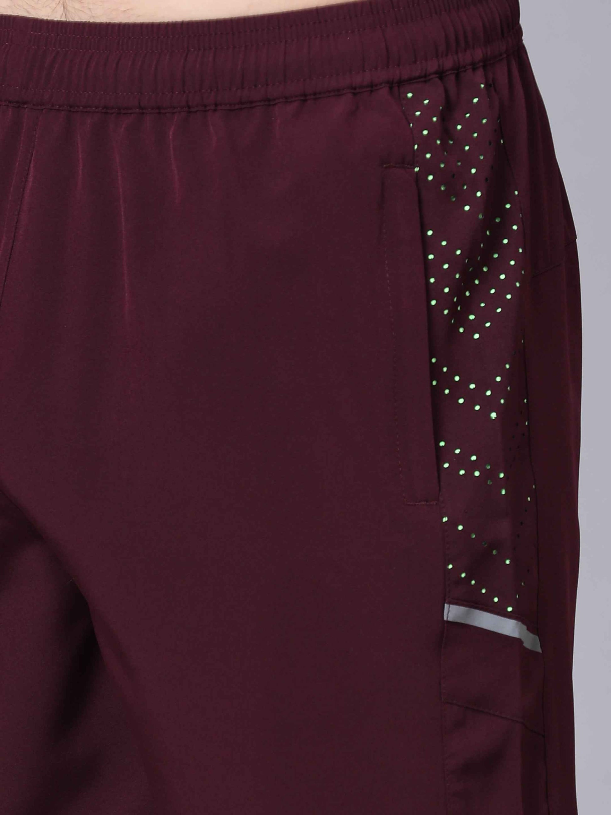 Dpassion Maroon Performance Training Shorts Mens Premium Activewear