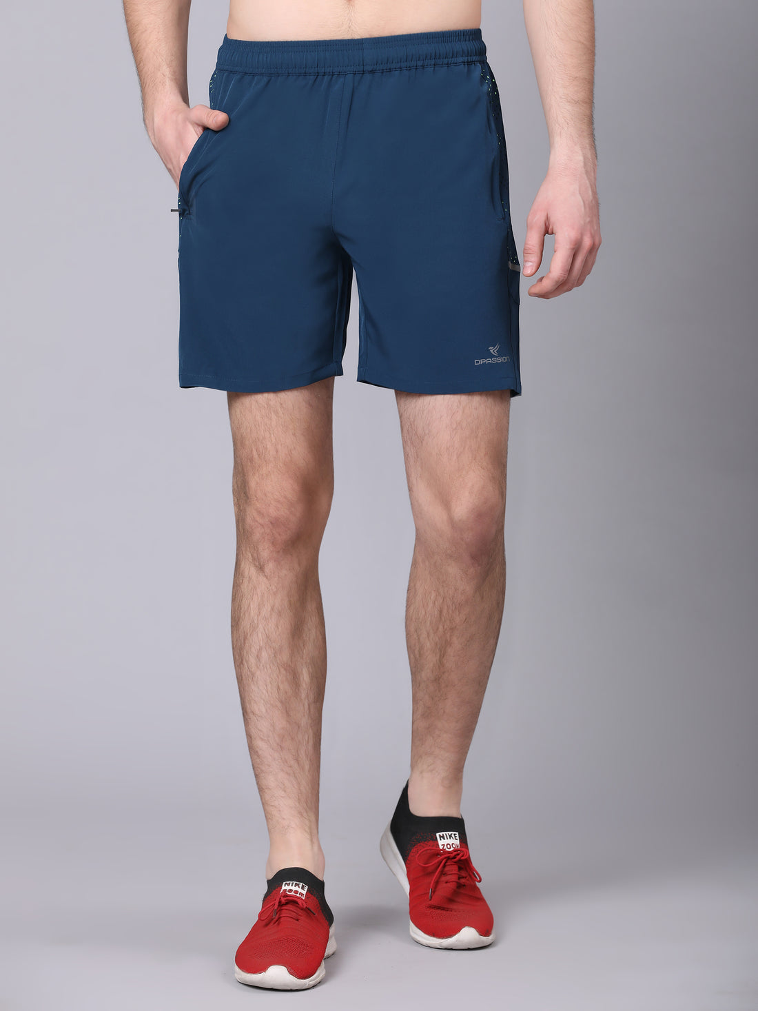 Dpassion Teal Training Shorts Premium Gym Activewear Performance - Dpassion