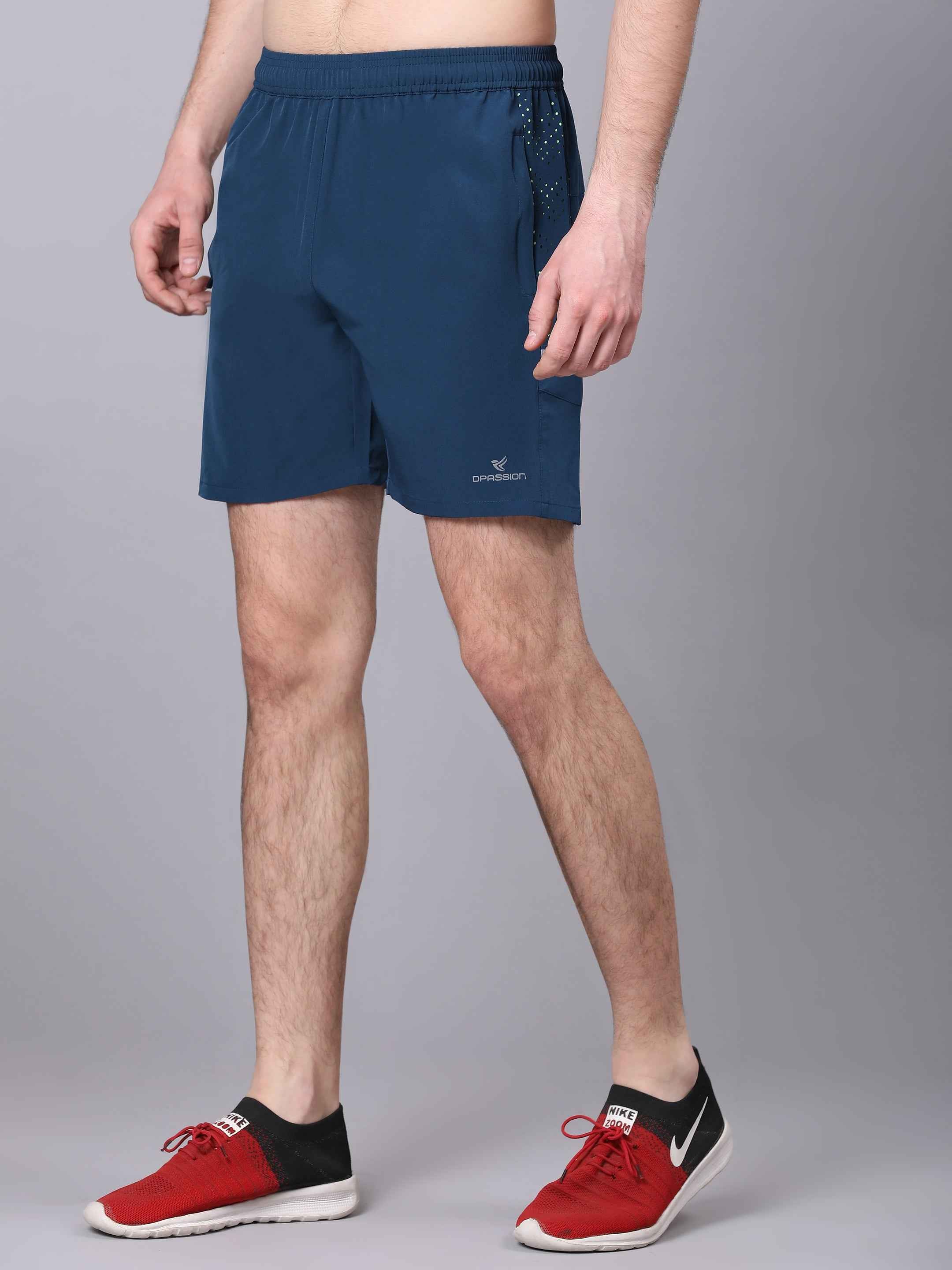 Dpassion Teal Training Shorts Premium Gym Activewear Performance
