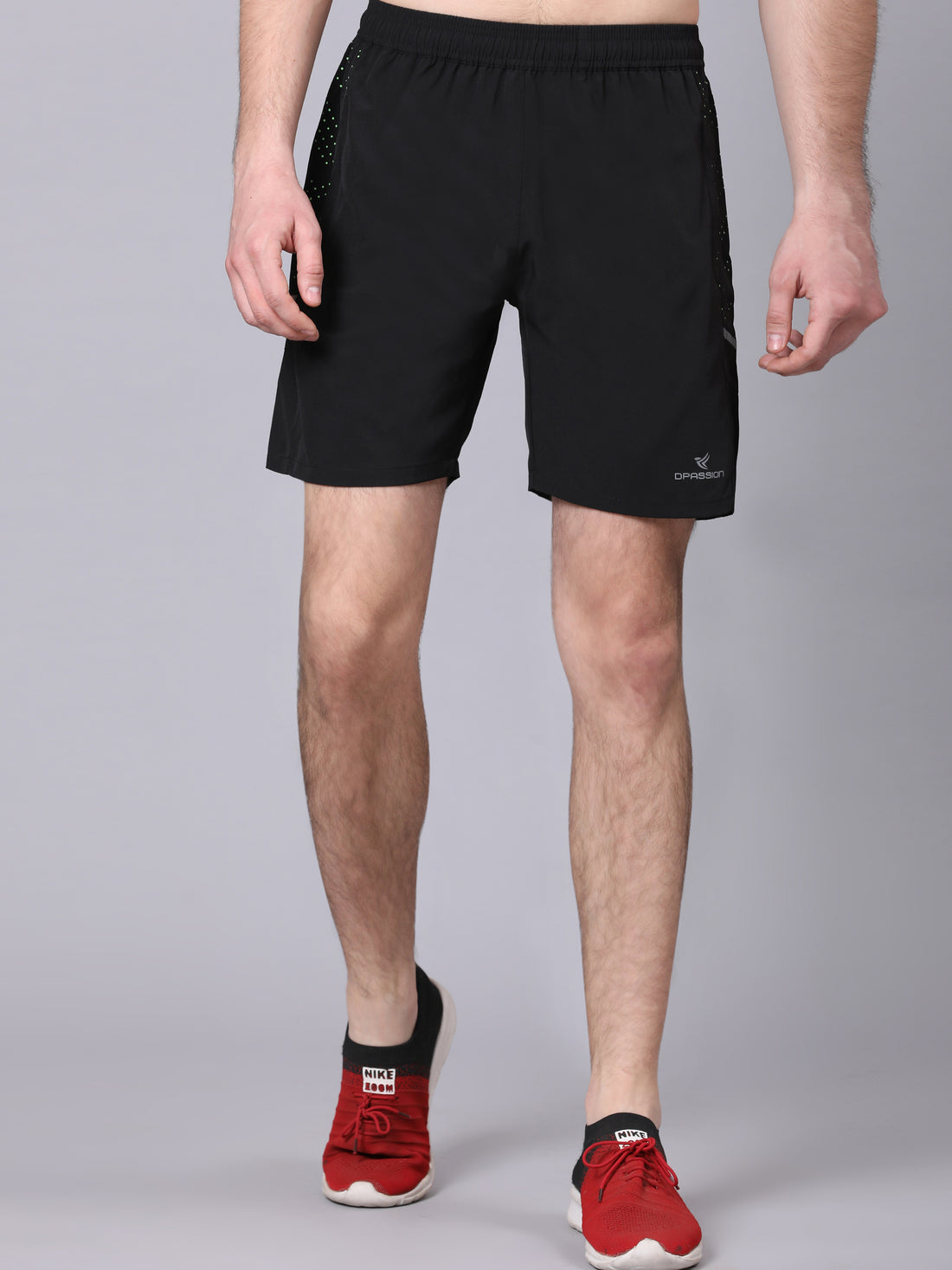 Dpassion Black Performance Training Shorts Premium Gym Activewear - Dpassion