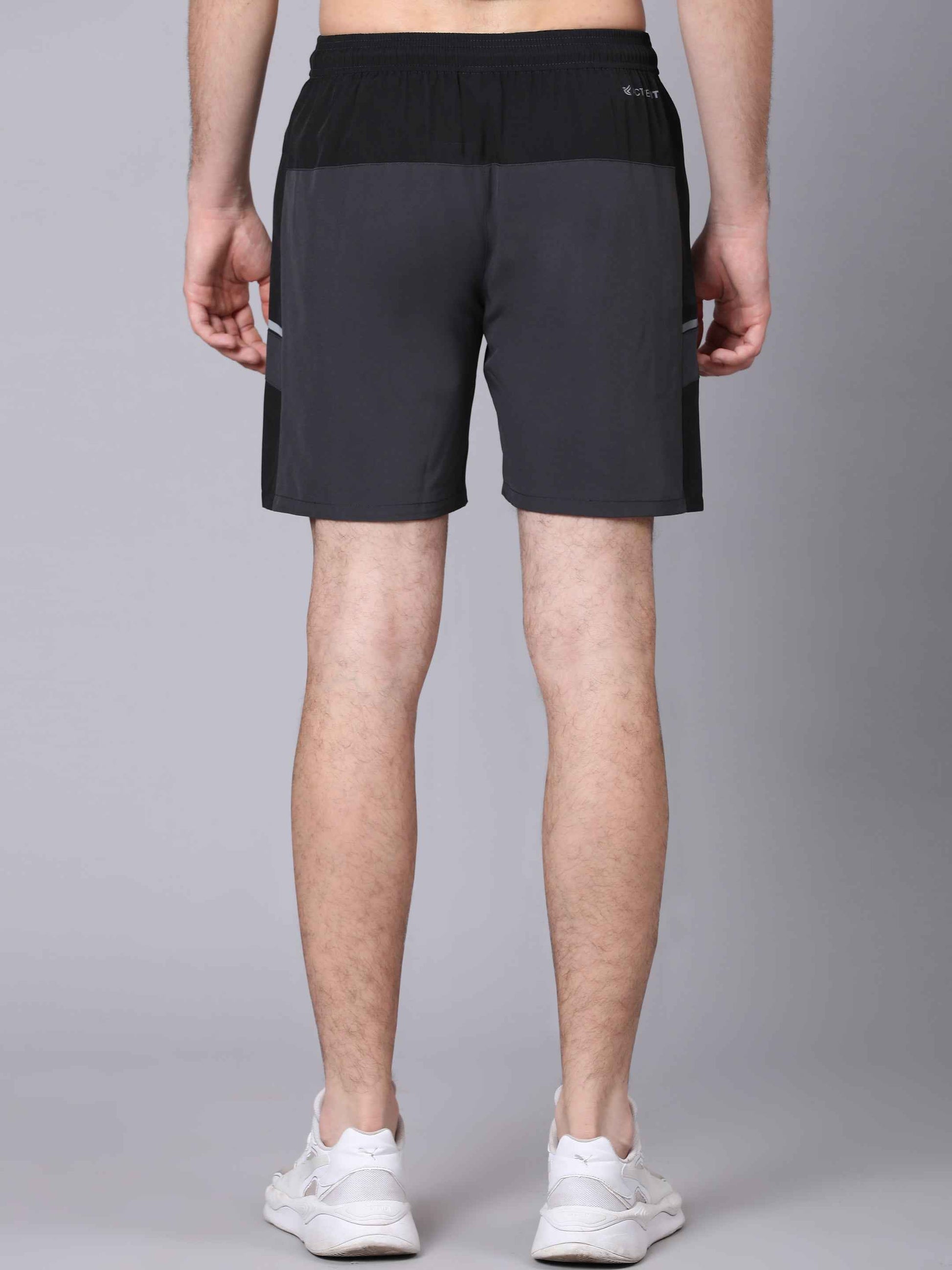 Dpassion Charcoal Panel Training Shorts Performance Gym Wear