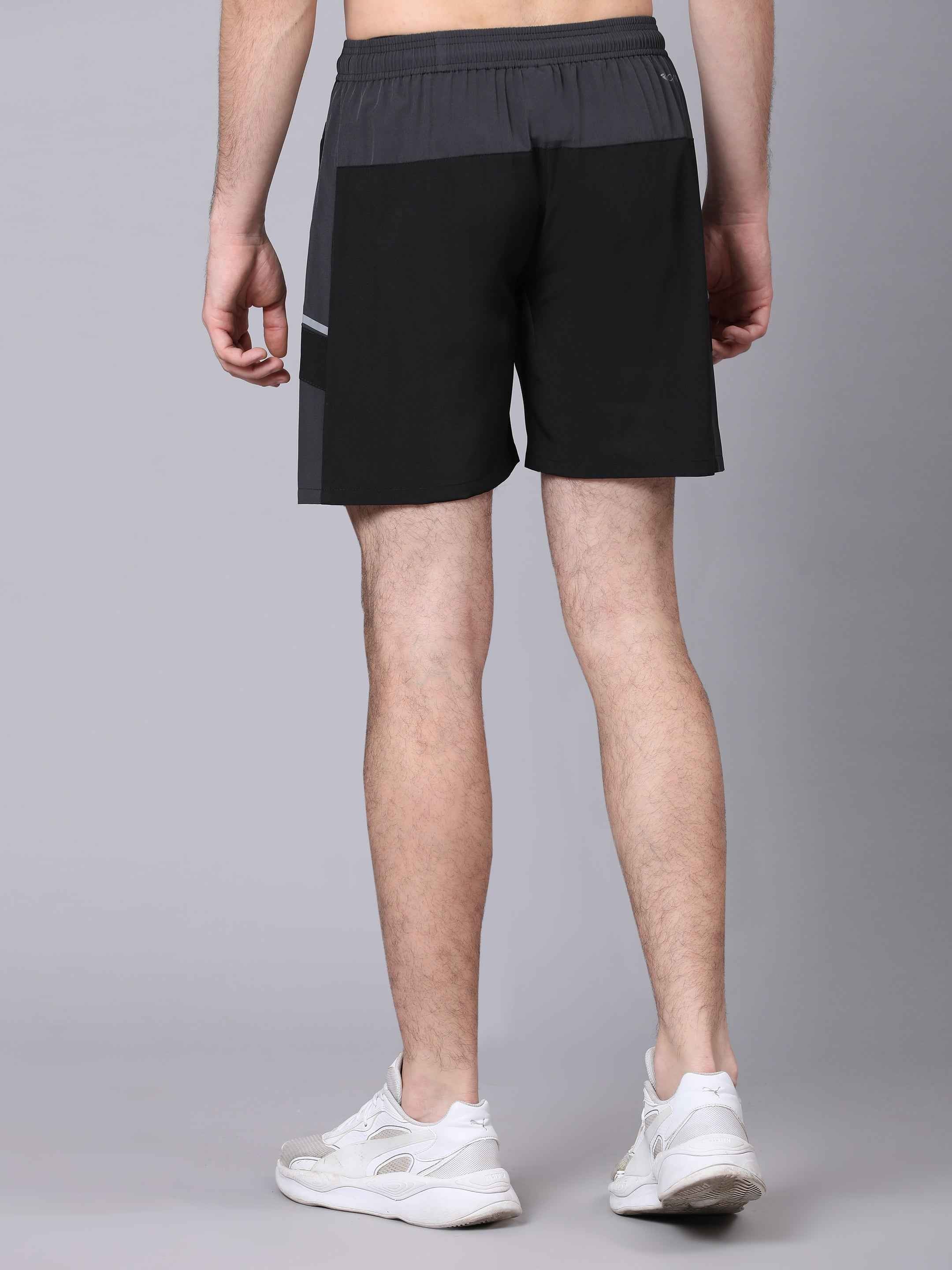 Dpassion Black Performance Training Shorts Active Sportswear