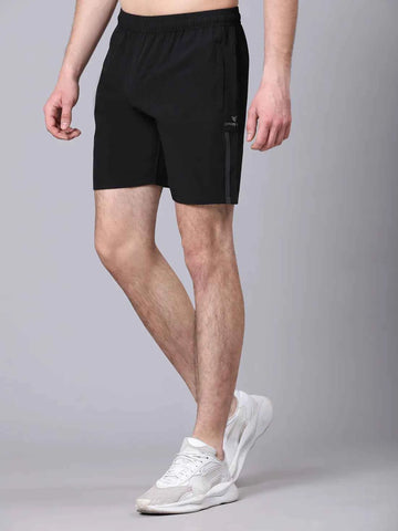 Dpassion Core Black Performance Training Shorts Minimal Activewear