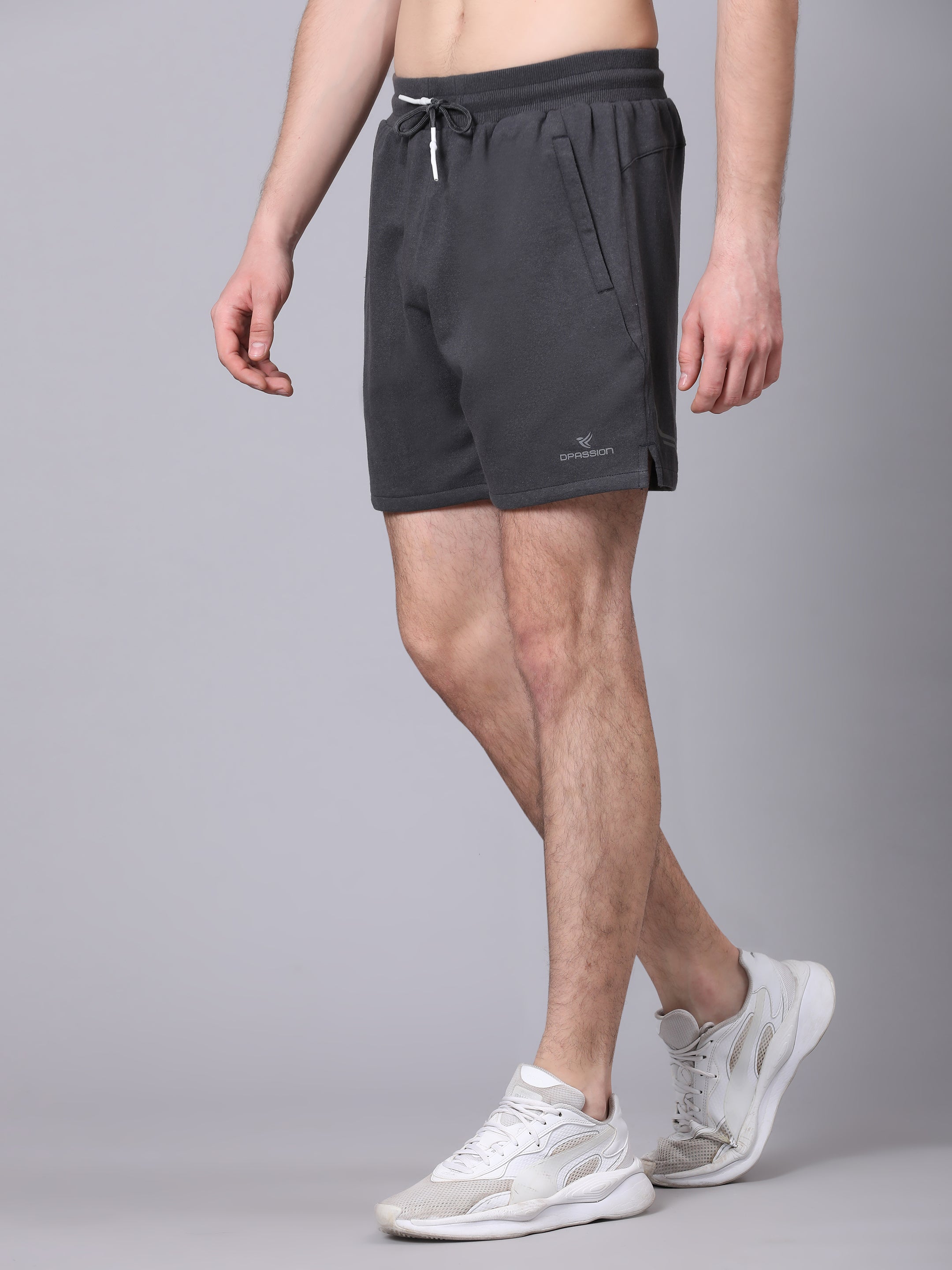 Poly Cotton Terry 260 GSM Men Running Shorts