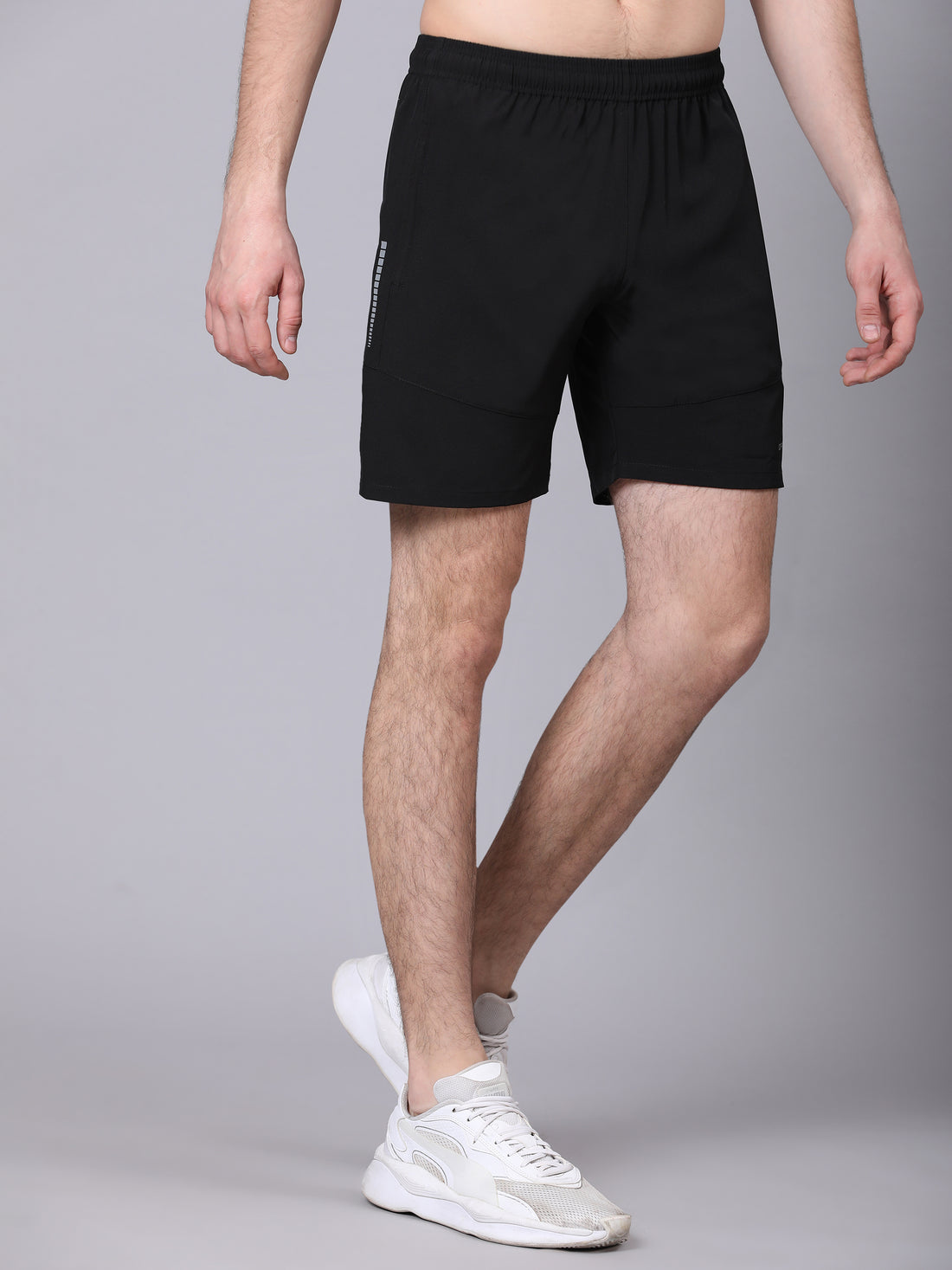 Dpassion Black Reflective Training Shorts Premium Gym Activewear - Dpassion
