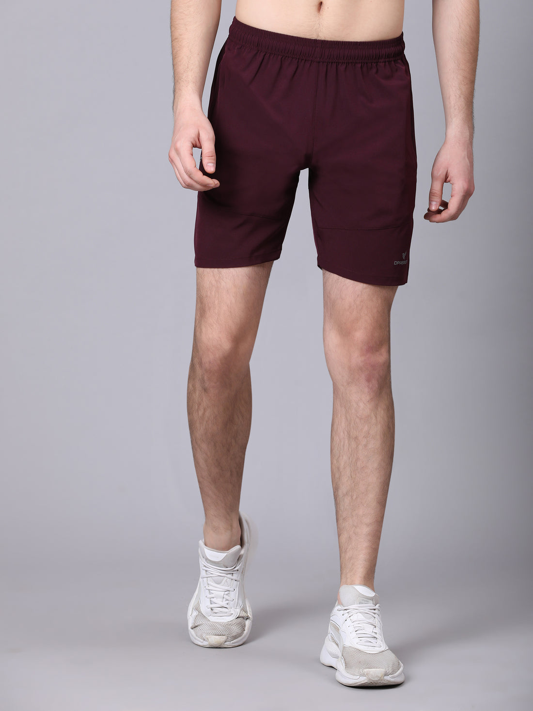 Dpassion Maroon Performance Training Shorts Premium Activewear - Dpassion