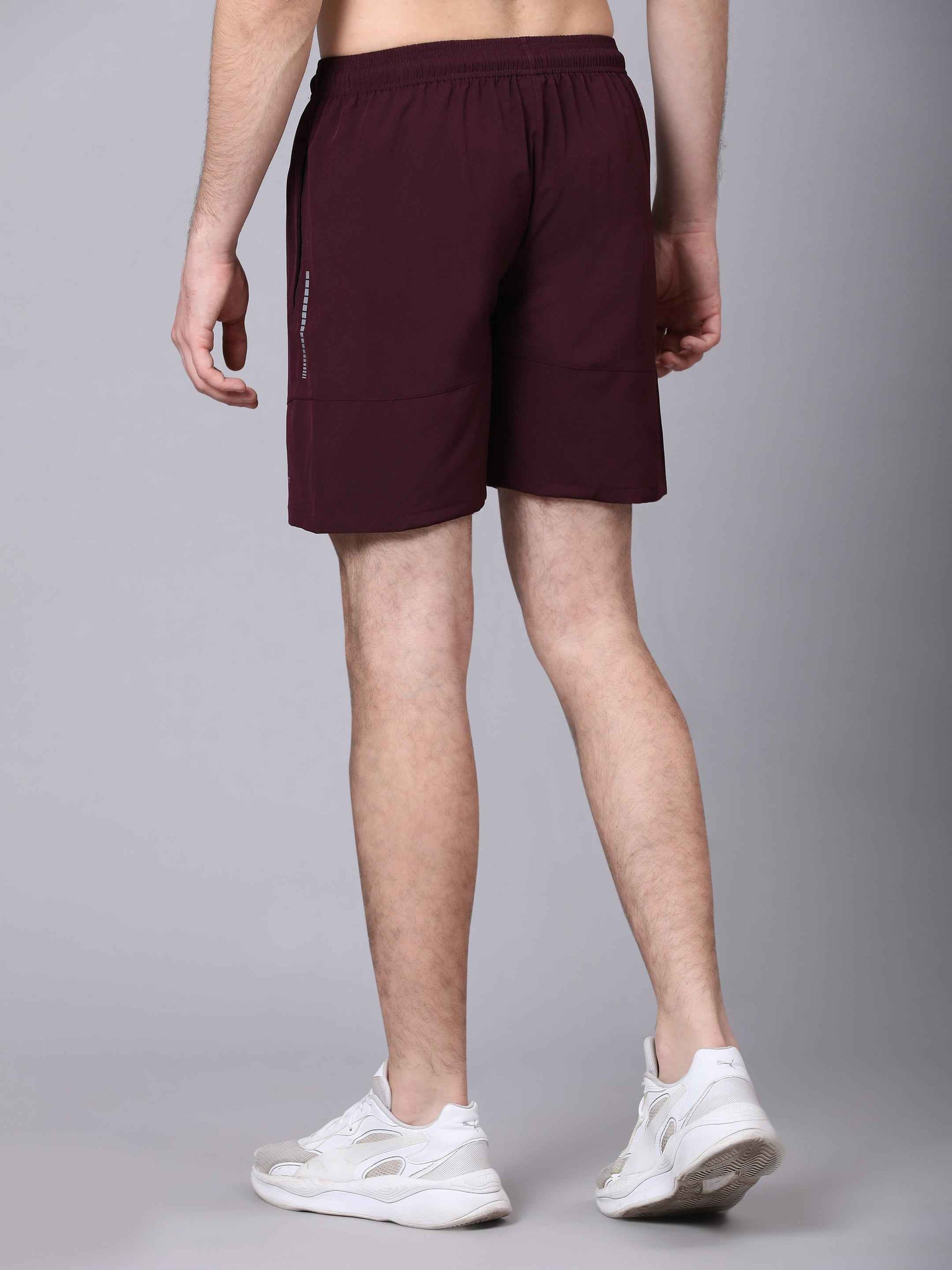 Dpassion Maroon Performance Training Shorts Premium Activewear