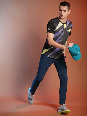 NS Lycra 150 GSM Running Track Pants For Men