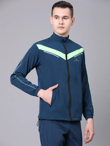 Dpassion Men Performance Training Jacket Lightweight Sportswear Zip Up - Dpassion