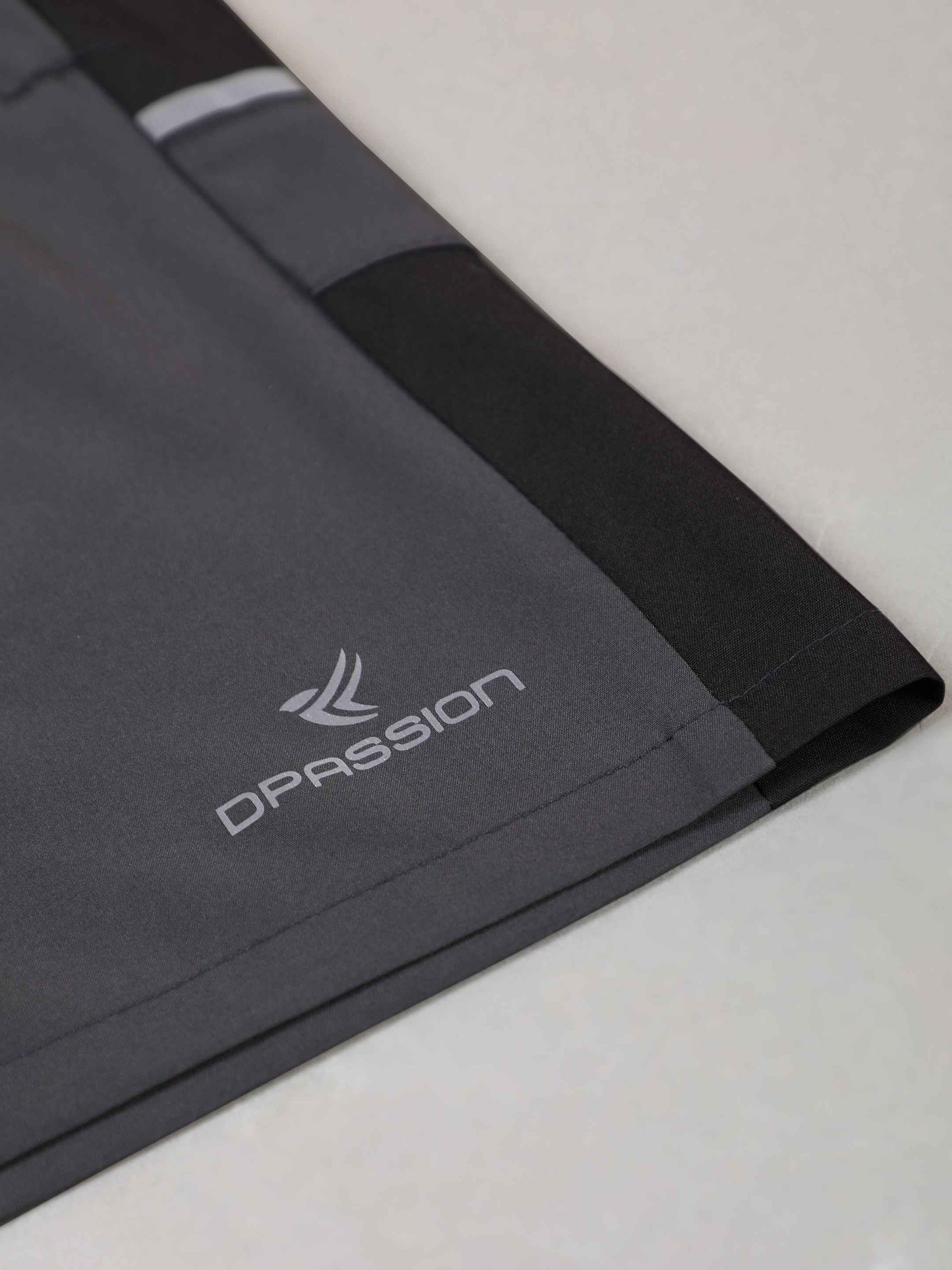Dpassion Charcoal Panel Training Shorts Performance Gym Wear