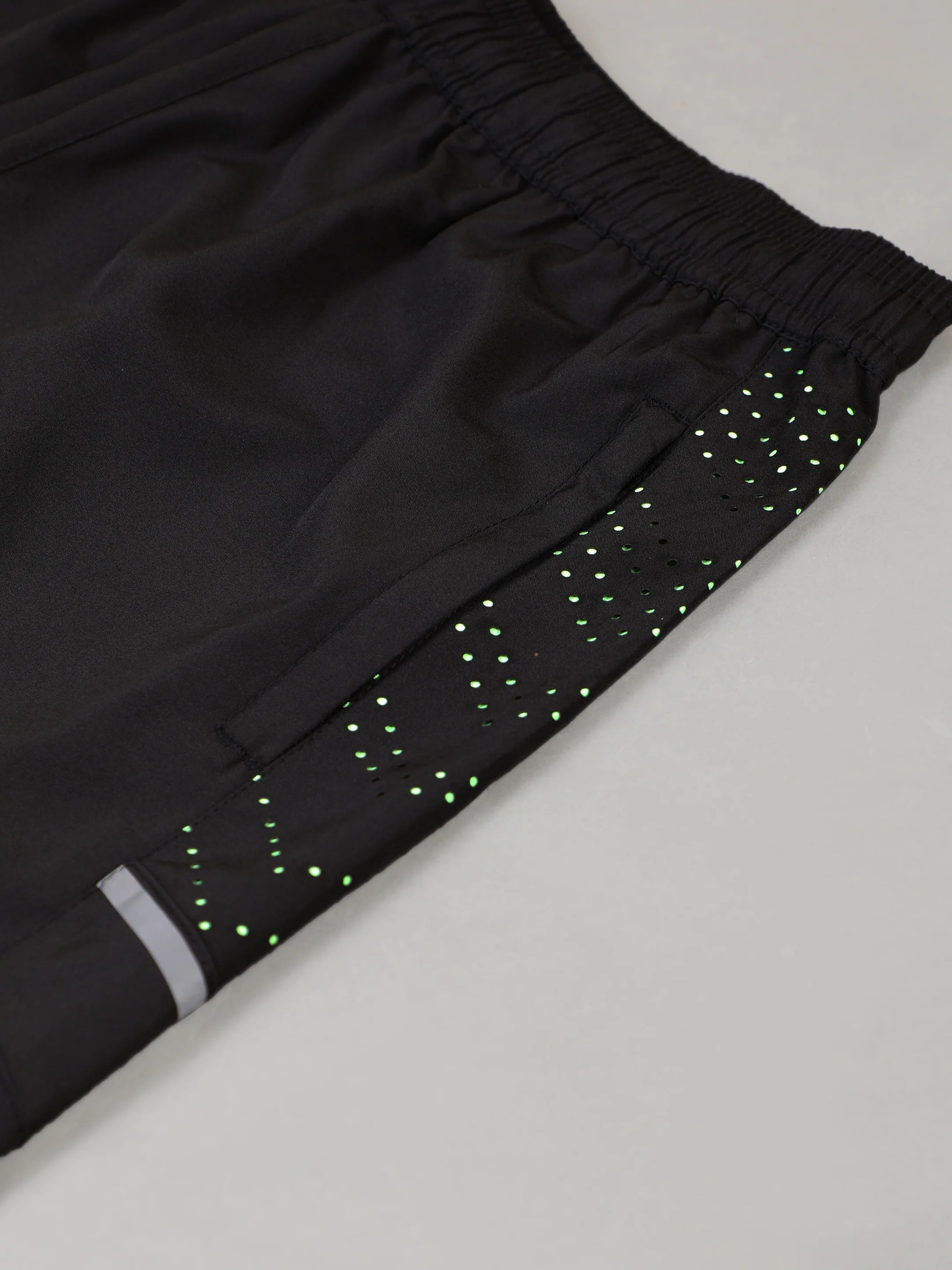 Dpassion Men Black Tapered Gym Trackpants Performance Activewear - Dpassion
