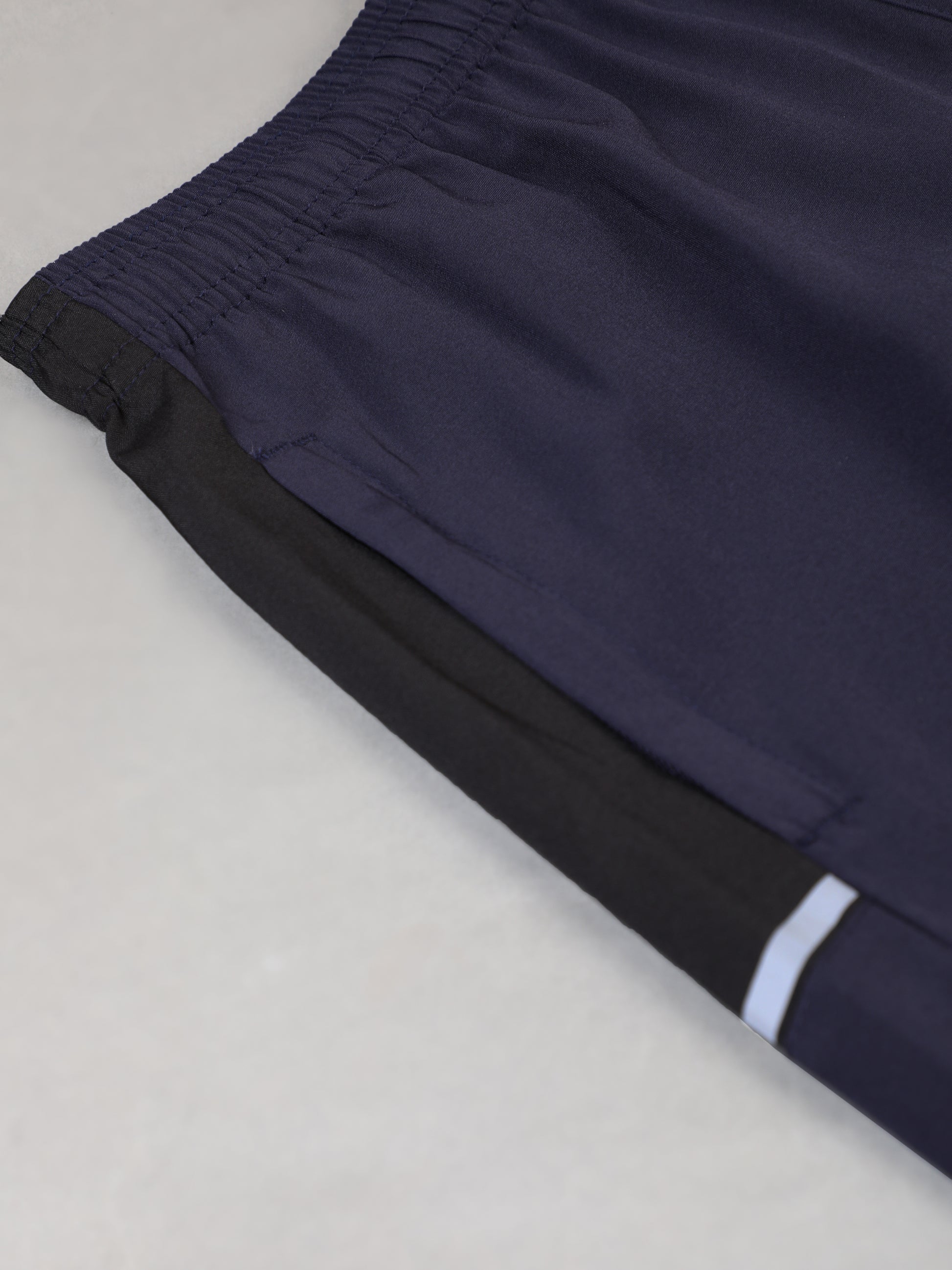 Dpassion Navy Panel Training Shorts Premium Activewear Gym Shorts - Dpassion