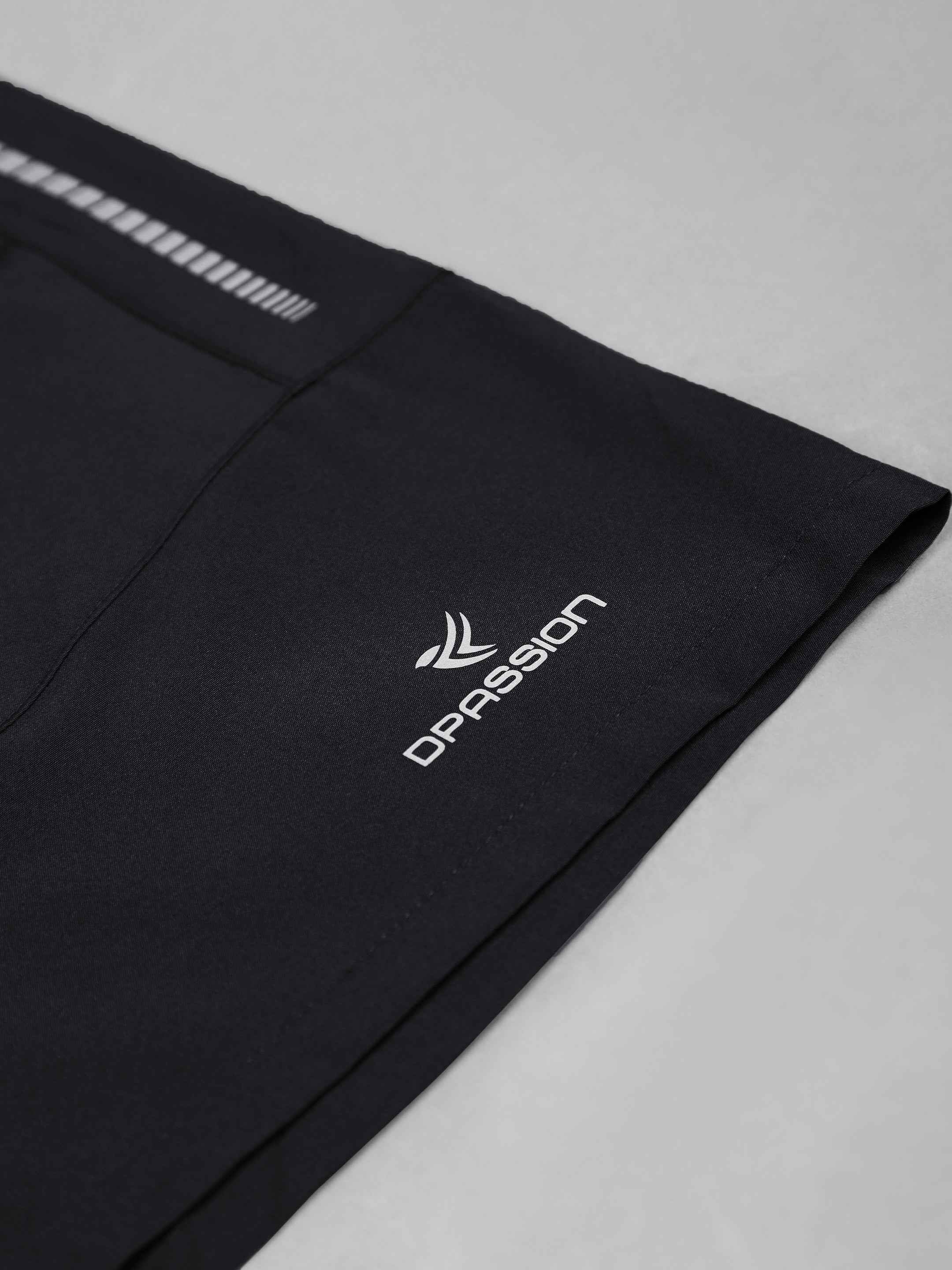 Dpassion Black Reflective Training Shorts Premium Gym Activewear
