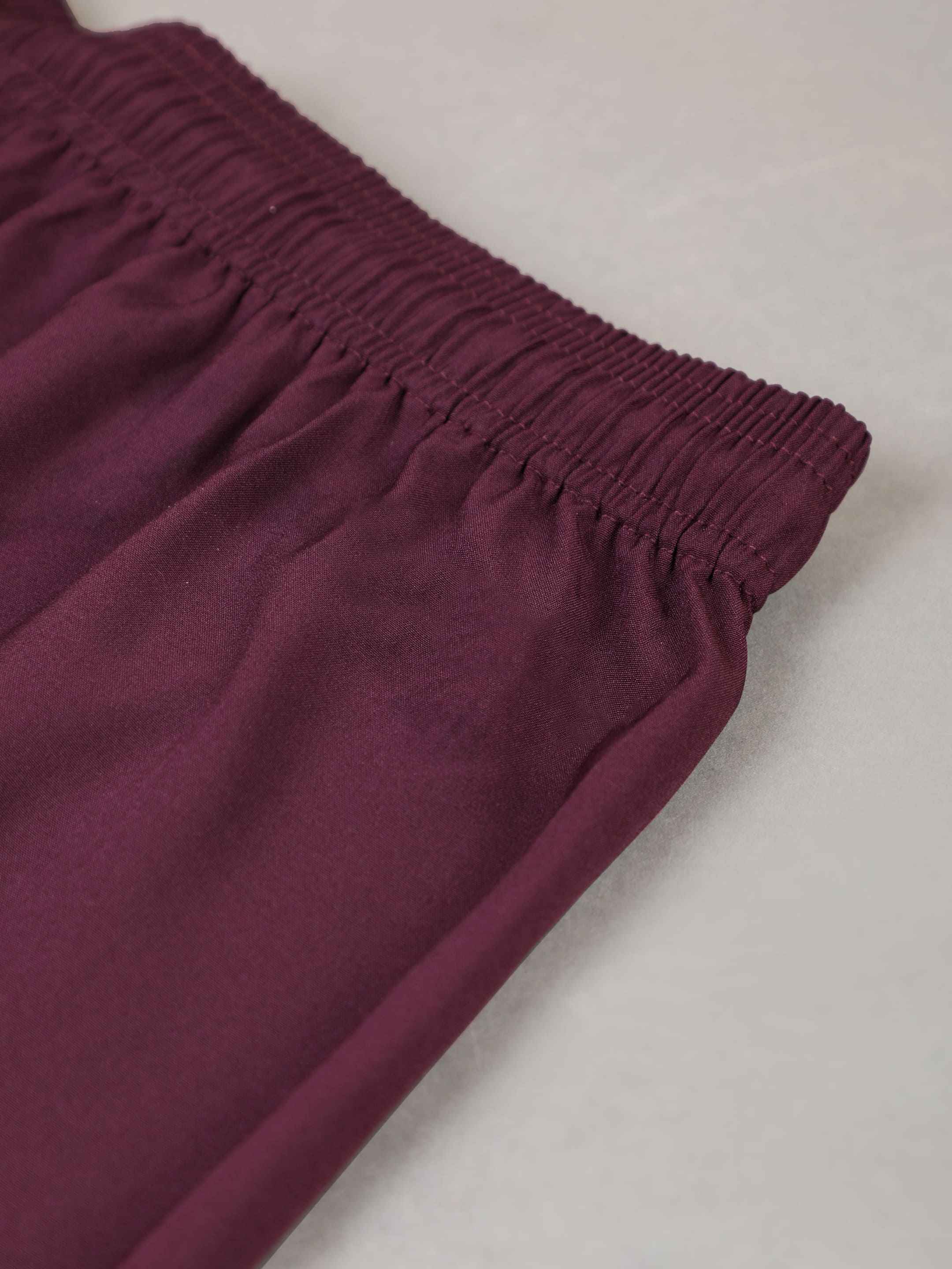 Dpassion Men Maroon Slim Fit Track Pants Stretch Gym Running Activewear