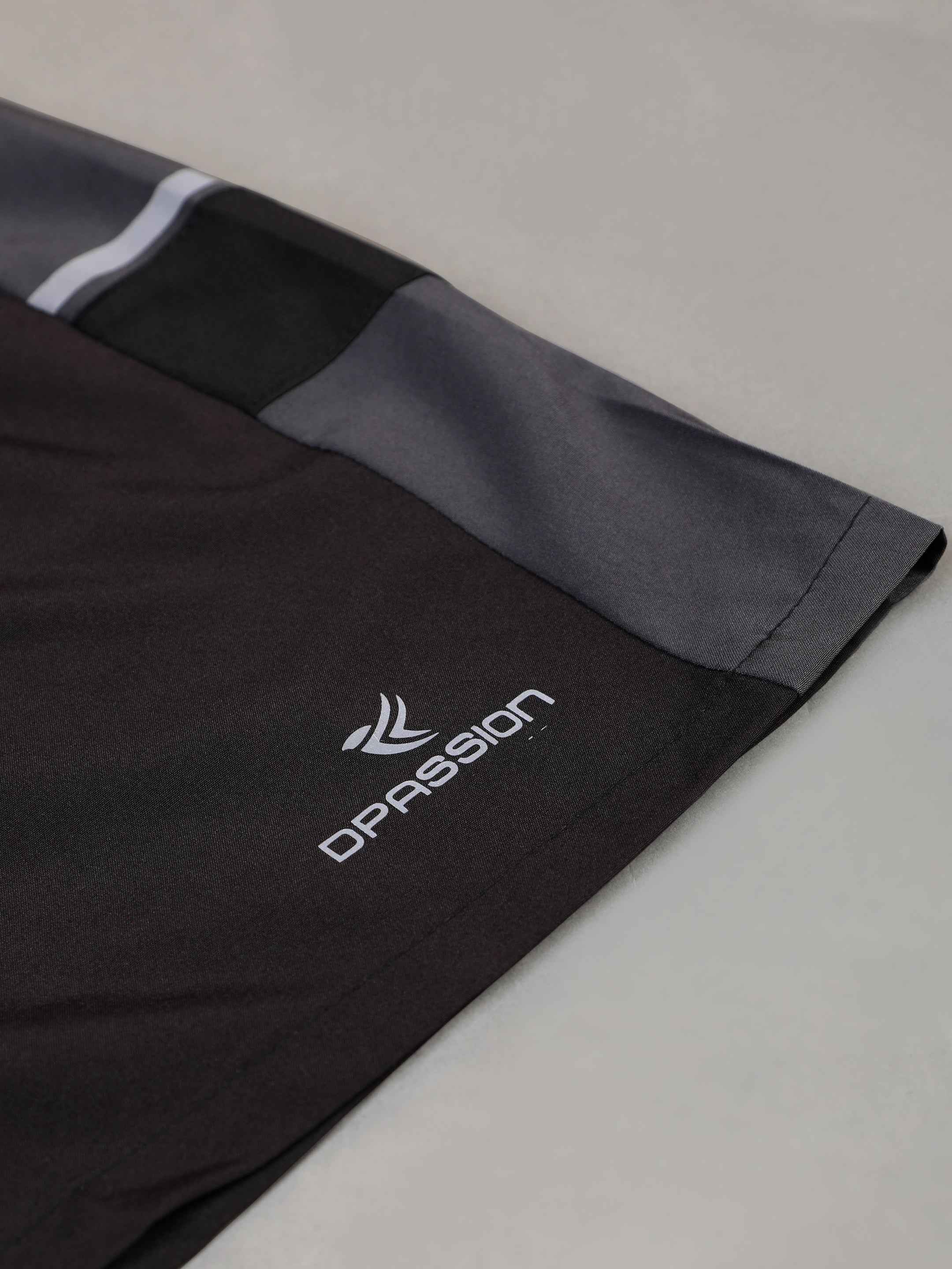Dpassion Black Performance Training Shorts Active Sportswear