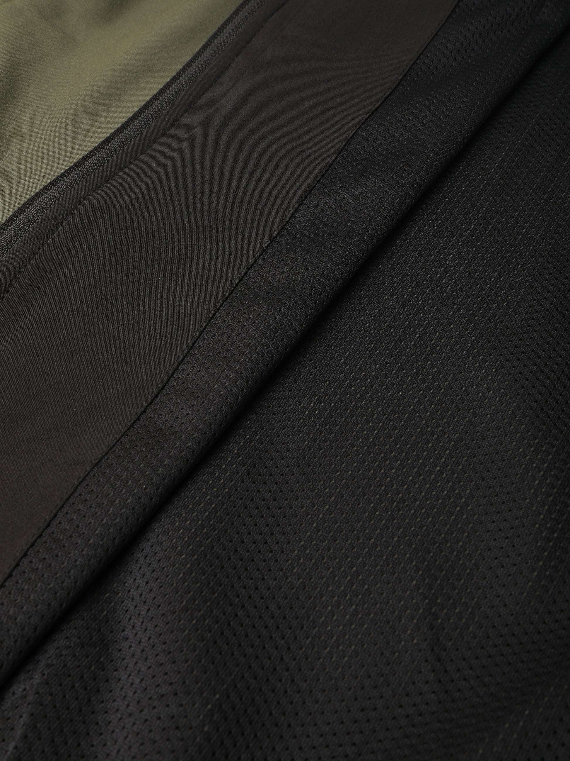 Dpassion Men Dual Tone Training Jacket Olive Black Sportswear - Dpassion