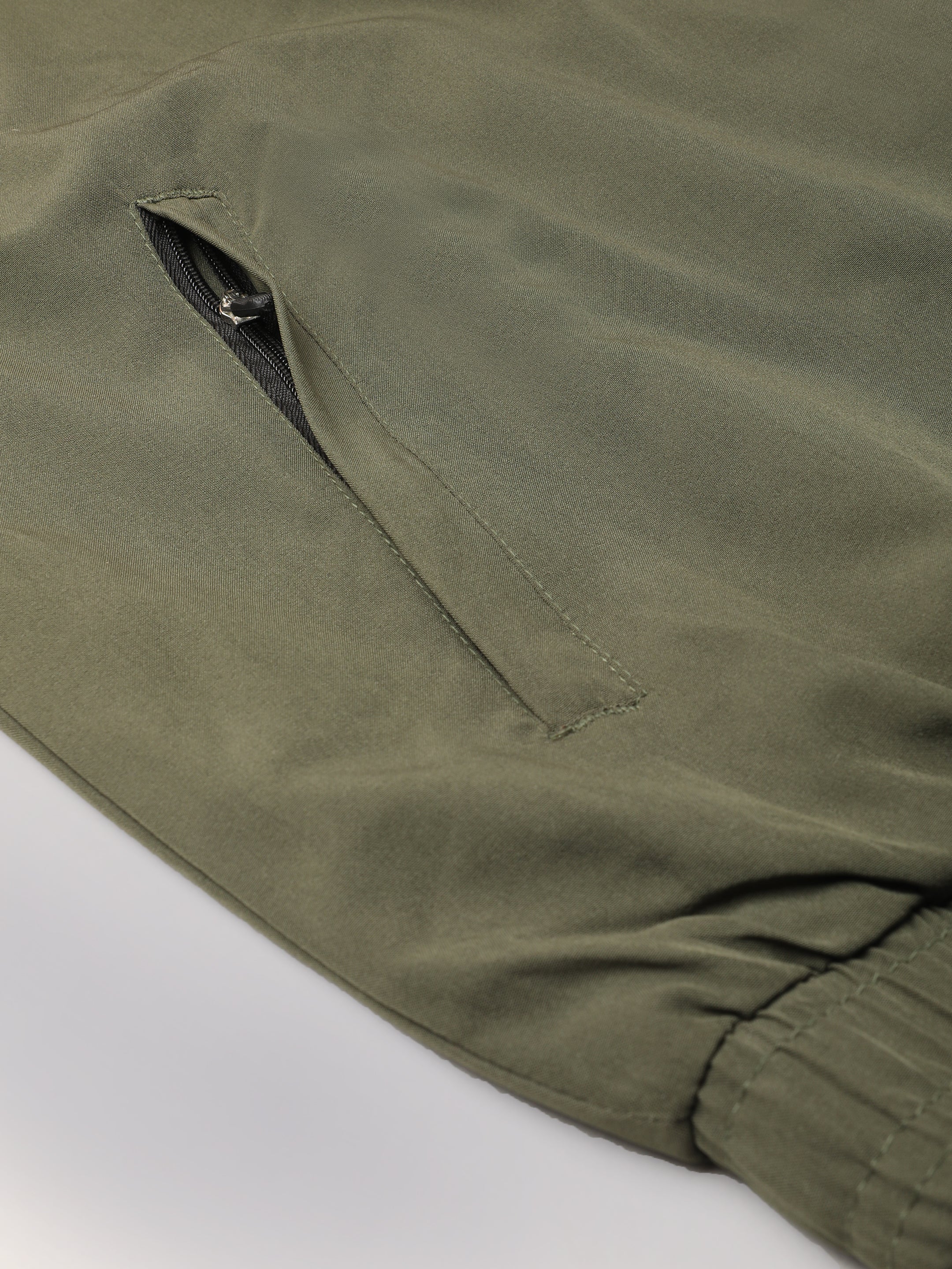 Dpassion Men Dual Tone Training Jacket Olive Black Sportswear - Dpassion