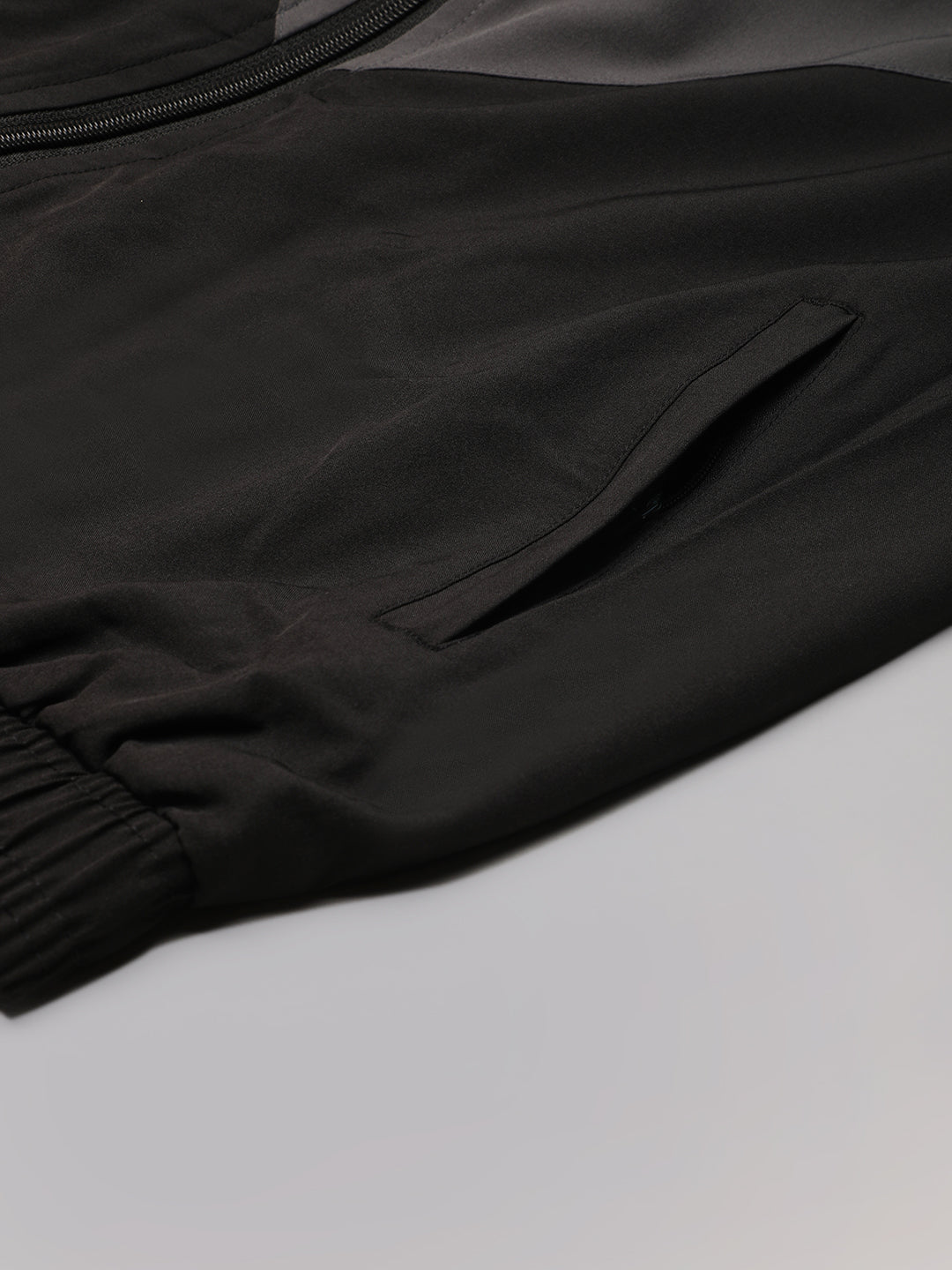 Dpassion Men Dual Tone Training Jacket Grey Black Activewear - Dpassion