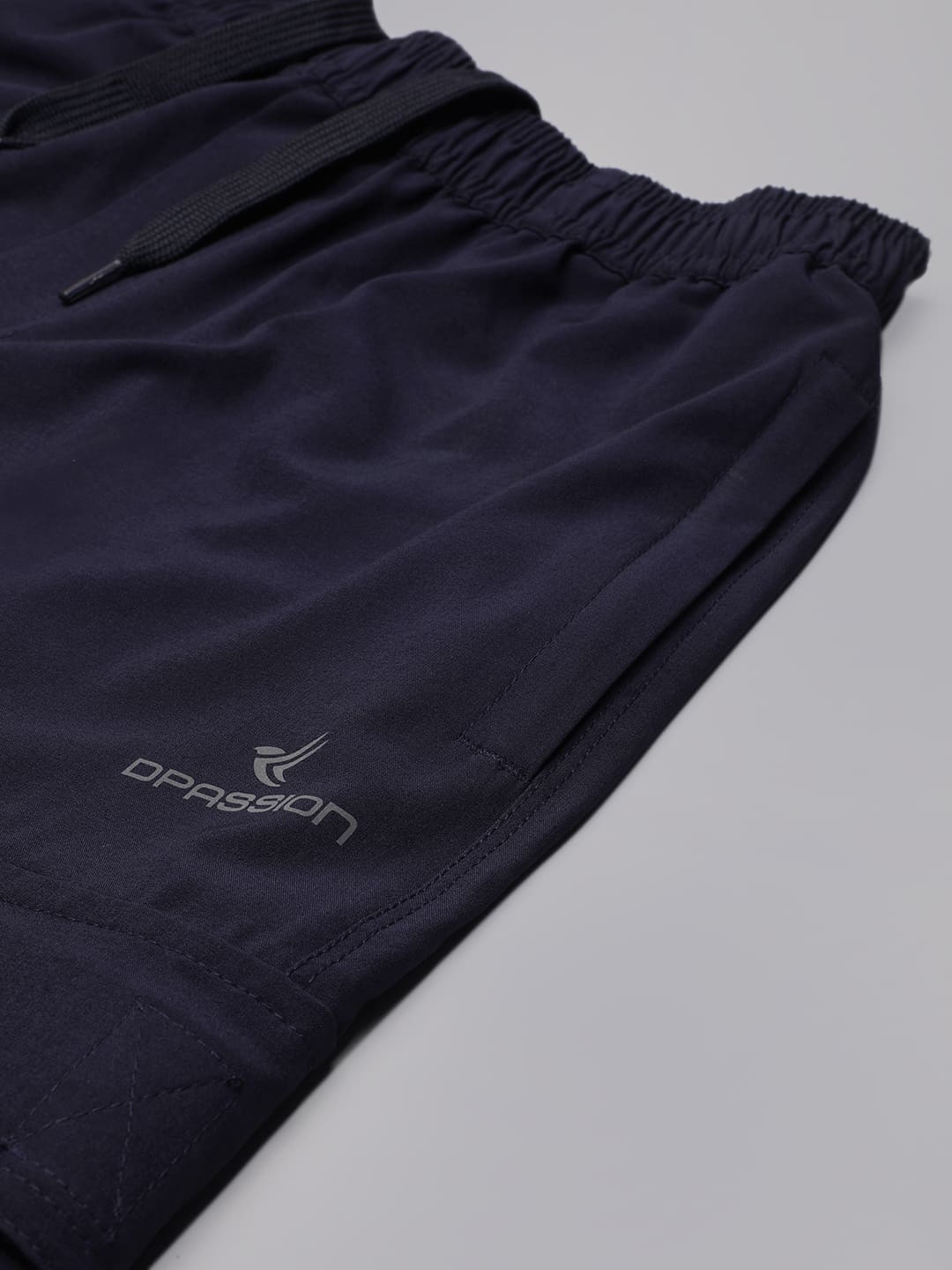 Dpassion Men’s Deep Navy Cargo Track Pants Performance Activewear