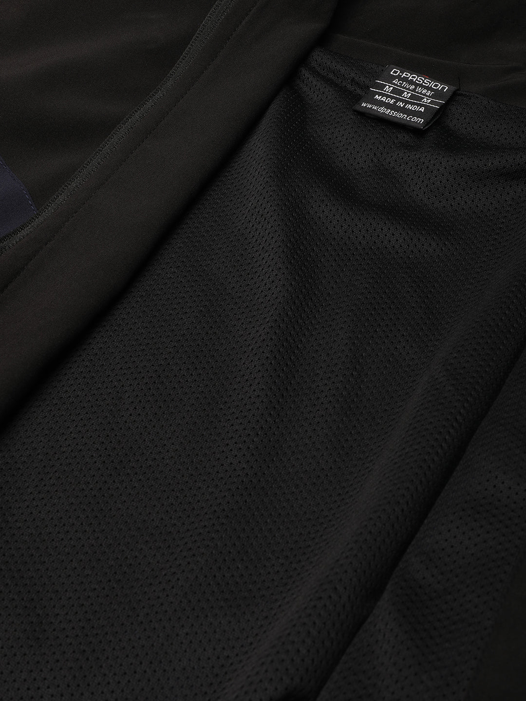 Dpassion Men Dual Tone Training Jacket Navy Black Sportswear - Dpassion